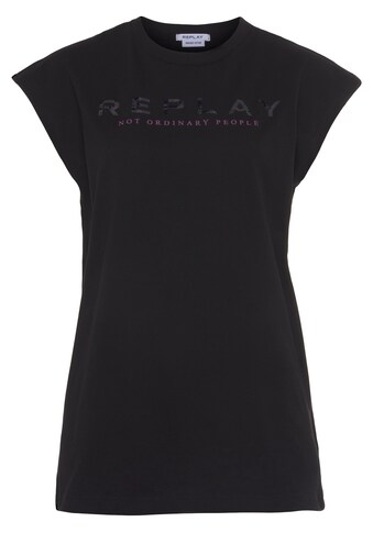 Replay T-Shirt, mit holografischem Logoprint kaufen