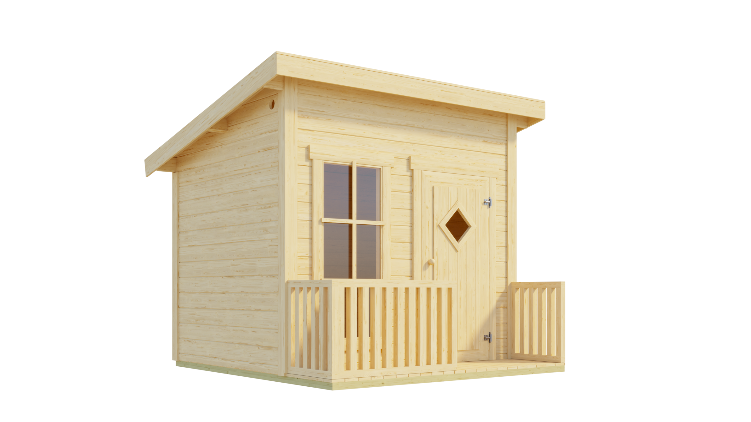 Nordic Holz Spielhaus »FLIPP« BxTxH: 230x191x188 cm