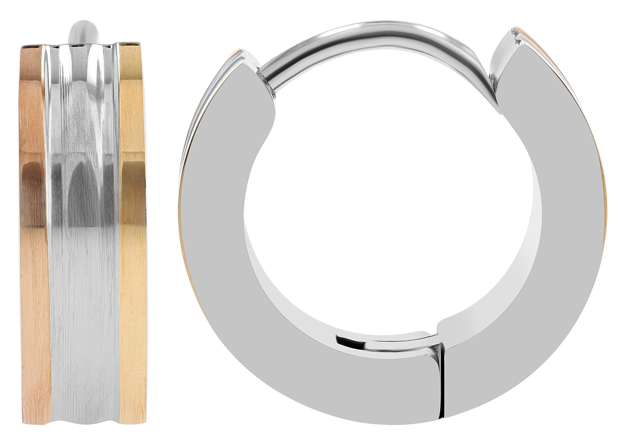 Adelia´s Paar Creolen »Damen Ohrringe ¿ Creole aus Edelstahl«