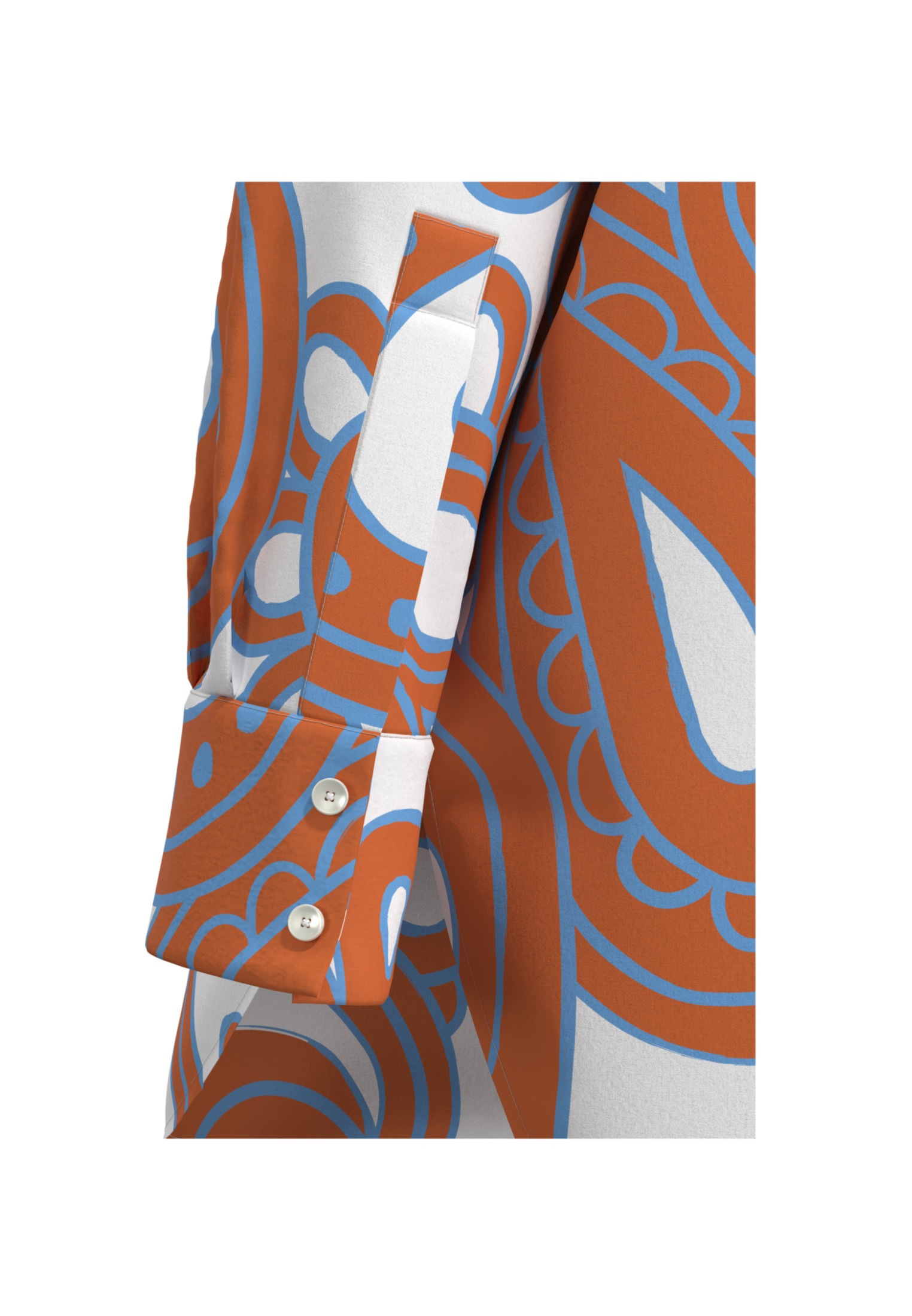 seidensticker Longbluse »Schwarze Rose«, Langarm Kragen Paisley