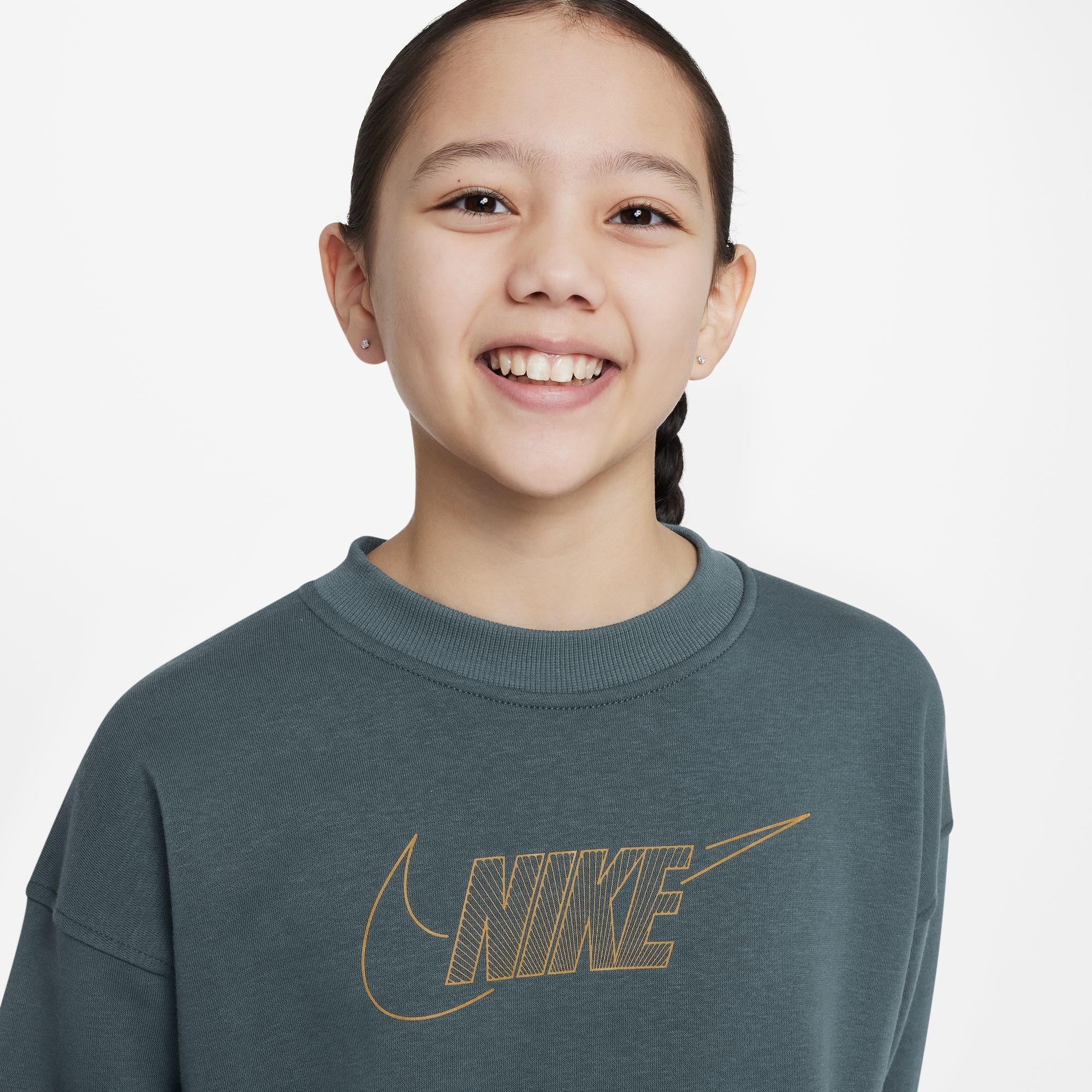 Nike Sportswear Sweatshirt »CLUB FLEECE BIG KIDS' (GIRLS') CREWNECK TOP«