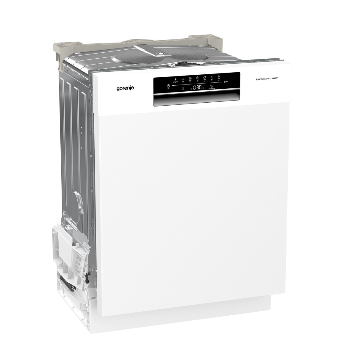 GORENJE Unterbaugeschirrspüler »GU 642 E90«, GU 642 E90W, 11 l, 13 Maßgedecke, AquaStop