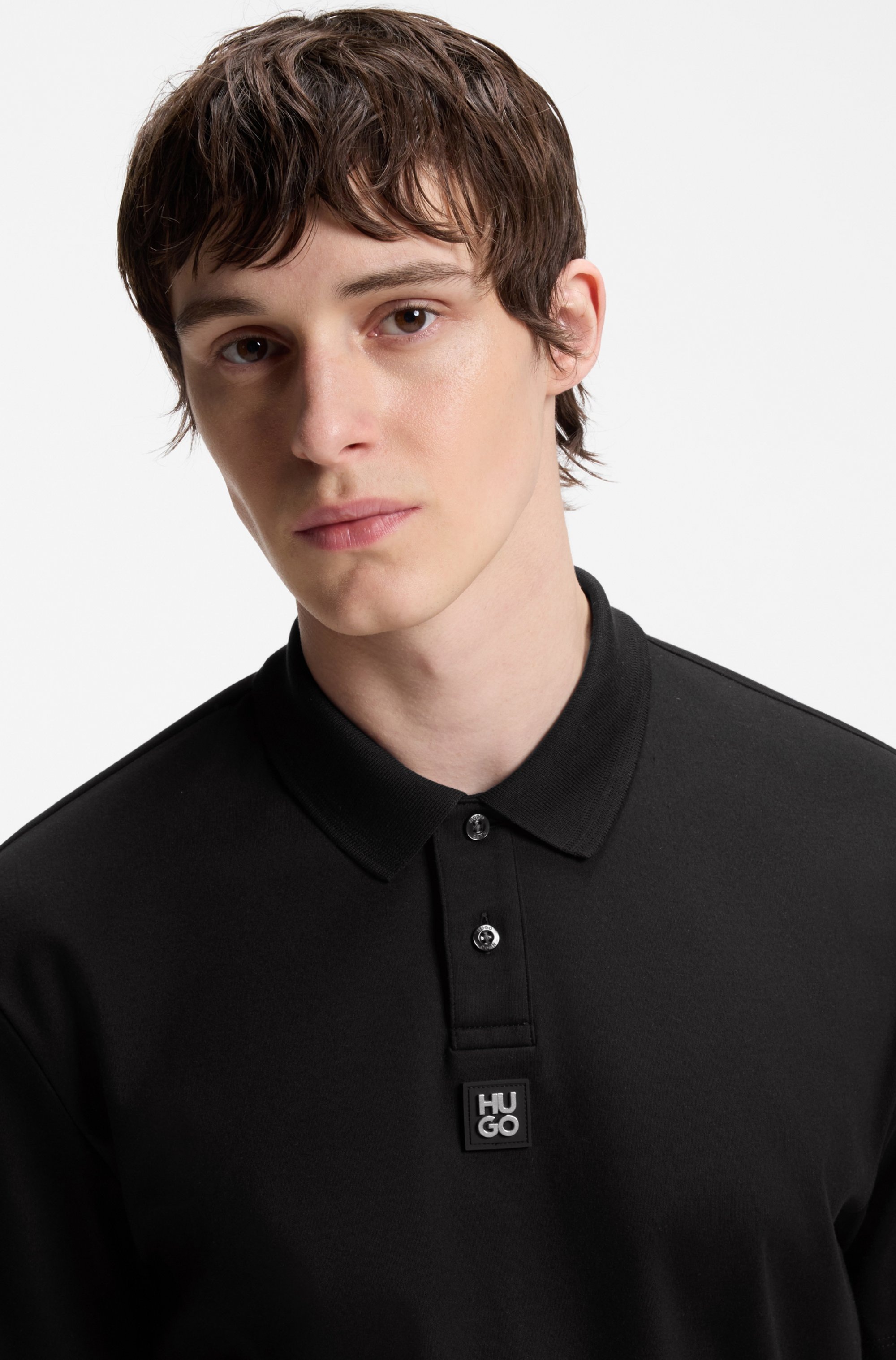 HUGO Poloshirt »Deabono_D« Polokragen, reine Baumwolle, Regular Fit