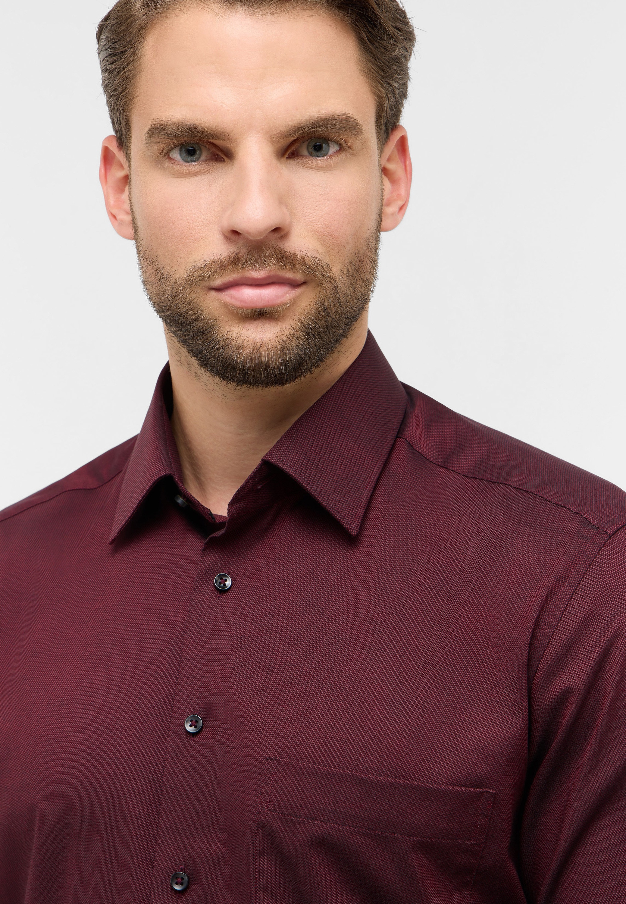 Eterna Langarmhemd »COMFORT FIT« NON IRON (bügelfrei)