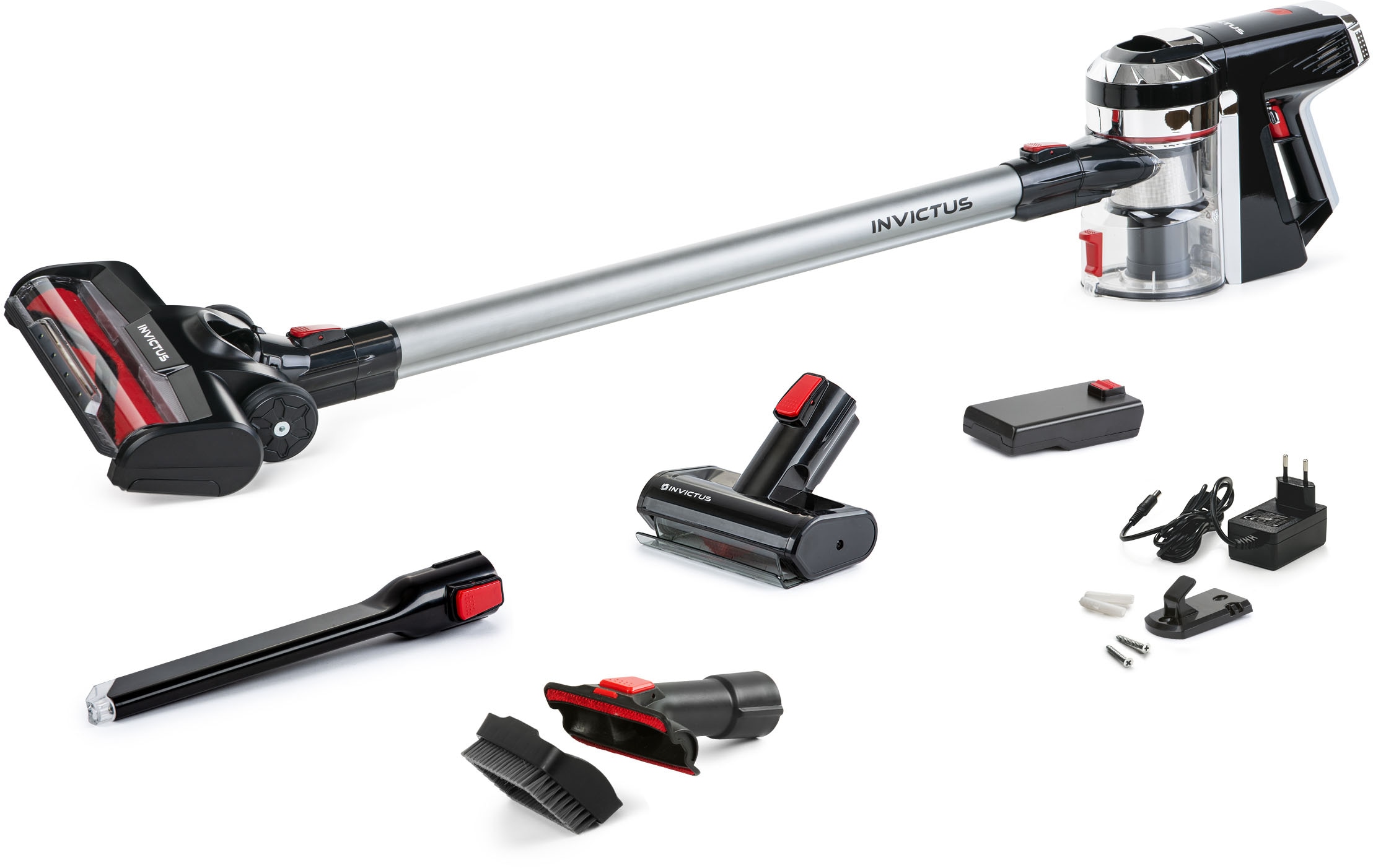 Akku-Bodenstaubsauger Invictus X9, 380 Watt, beutellos