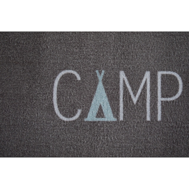 my home Läufer »Camping Club«, rechteckig, mit Schriftzug, ideal für Camper,  In- und Outddor geeignet bei OTTO