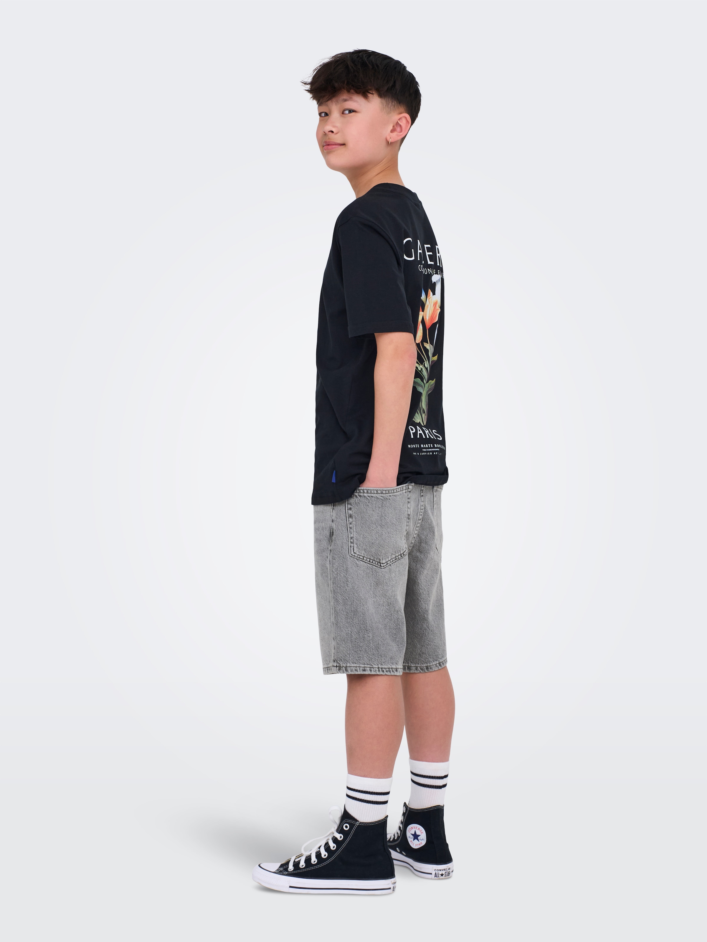 ONLY & SONS junior Jeansbermudas »OSJEDGE MG 2790 TAI DNM SHORTS NOOS« Baumwolle