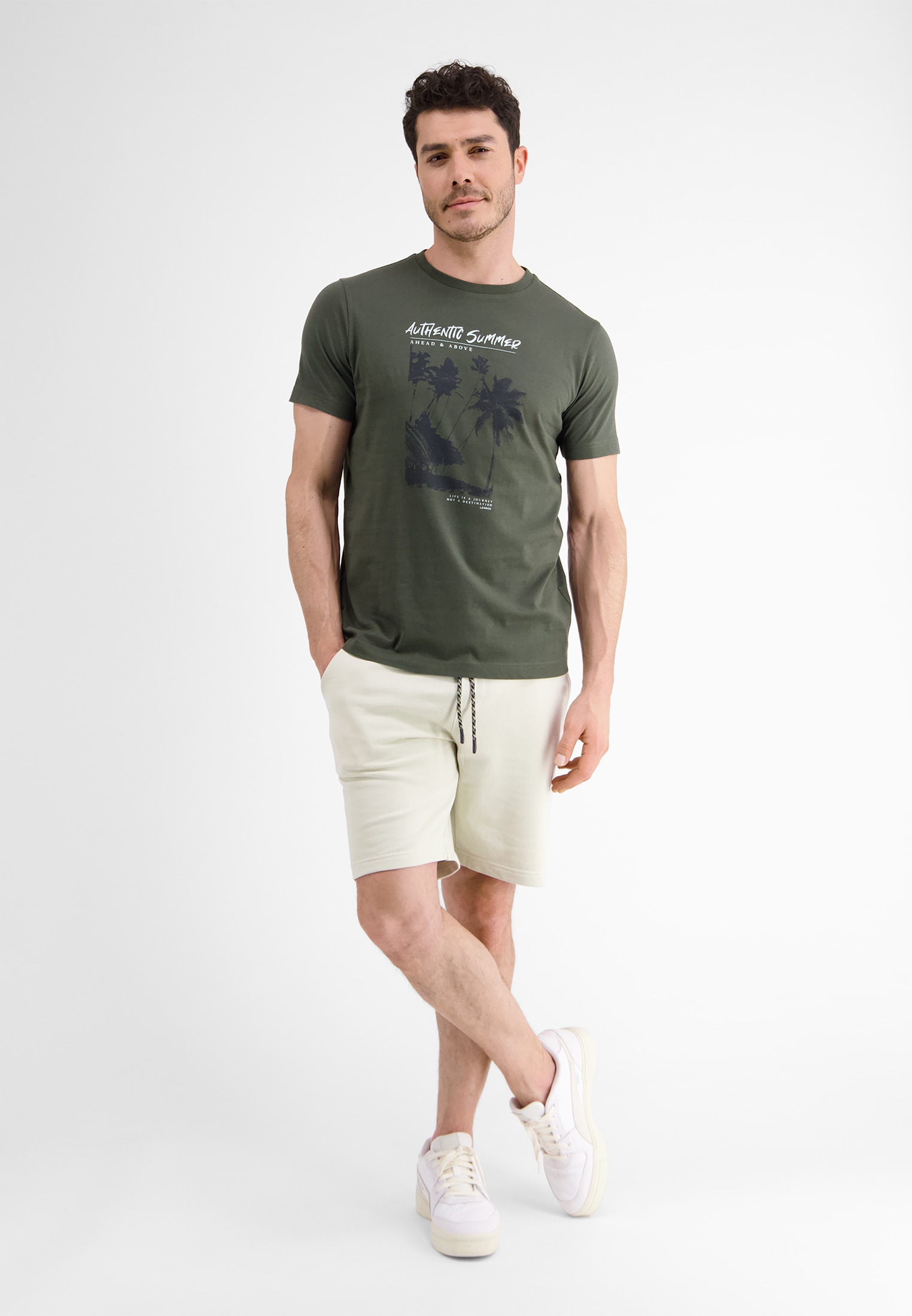 LERROS T-Shirt »LERROS T-Shirt mit Frontprint«