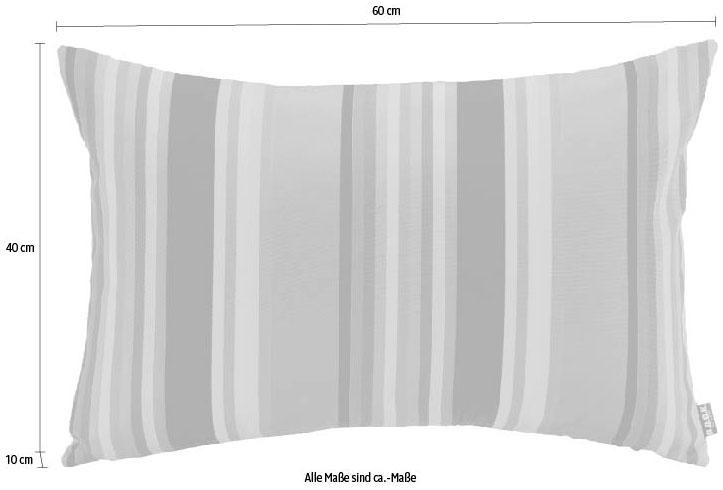 H.O.C.K. Dekokissen »Yucatan« mit bunten Streifen, Kissenhülle mit Füllung, 1 Stück