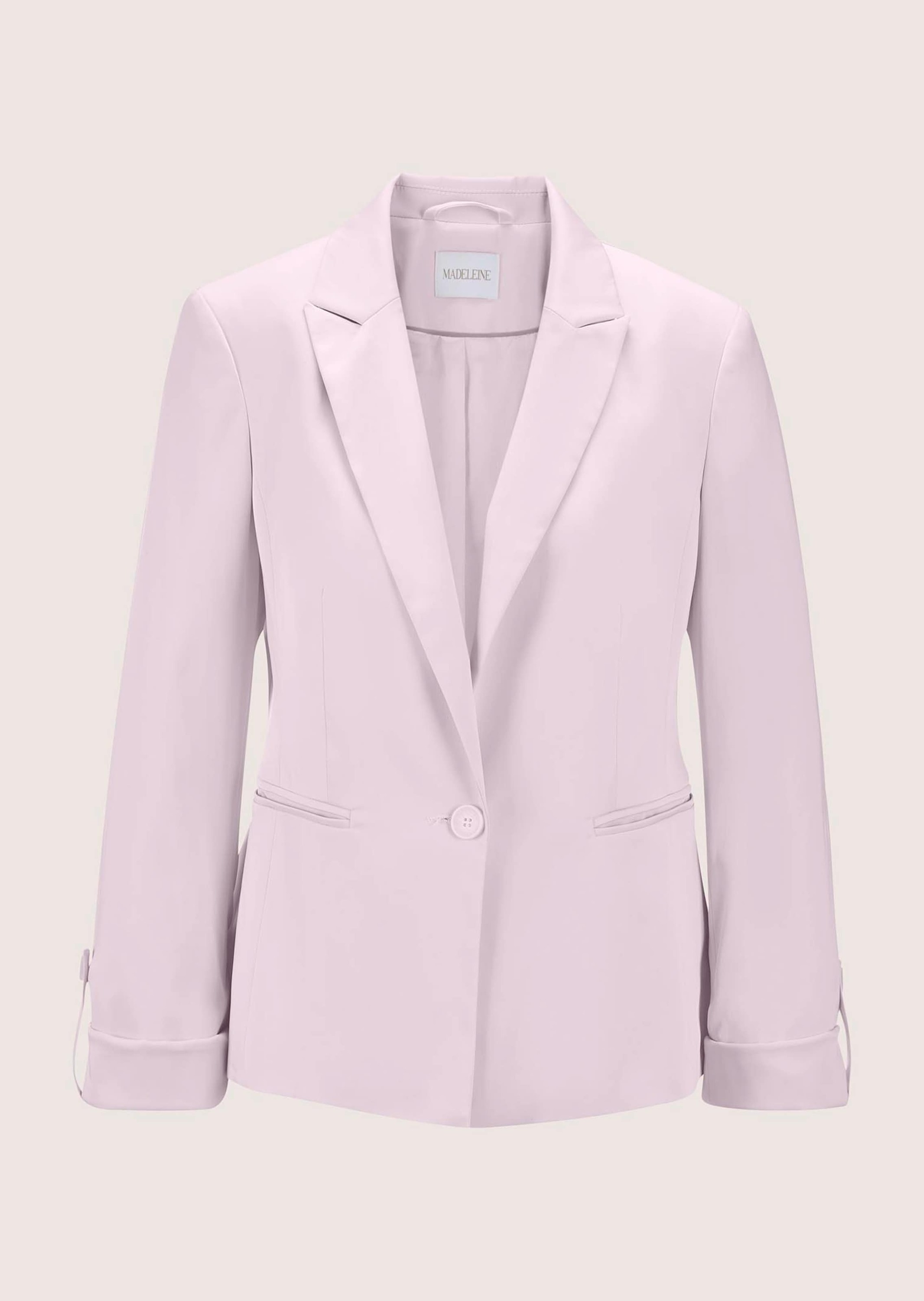 MADELEINE Jackenblazer »Kurzblazer Eleganter Einreiher mit Reverskragen« Eingearbeitete Leistentaschen
