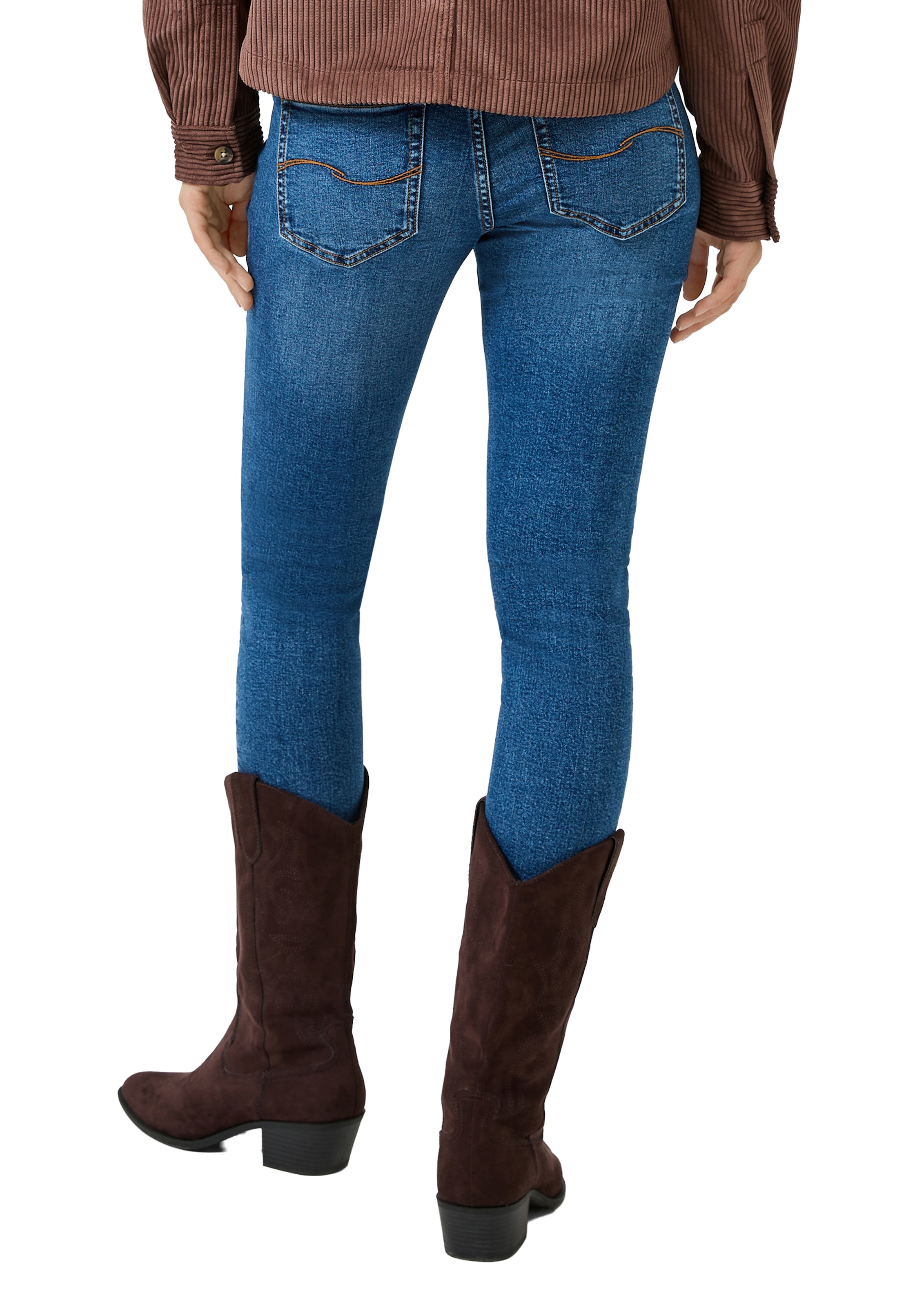 QS Stretch-Hose  Slim Fit Jeans mit Stretch