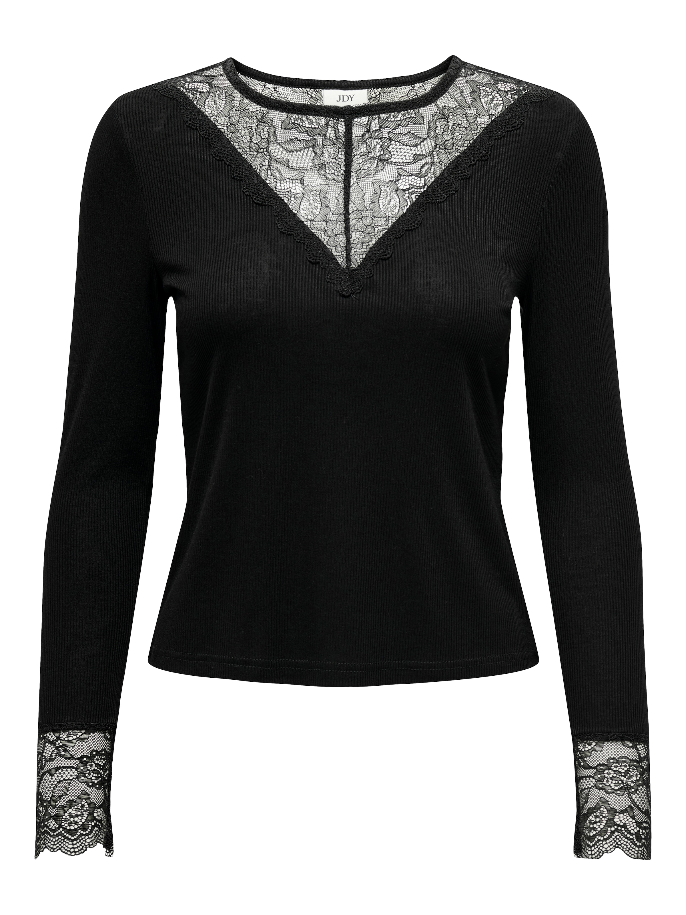 JDY Spitzenshirt »JDYROXY L/S LACE TOP JRS NOOS«