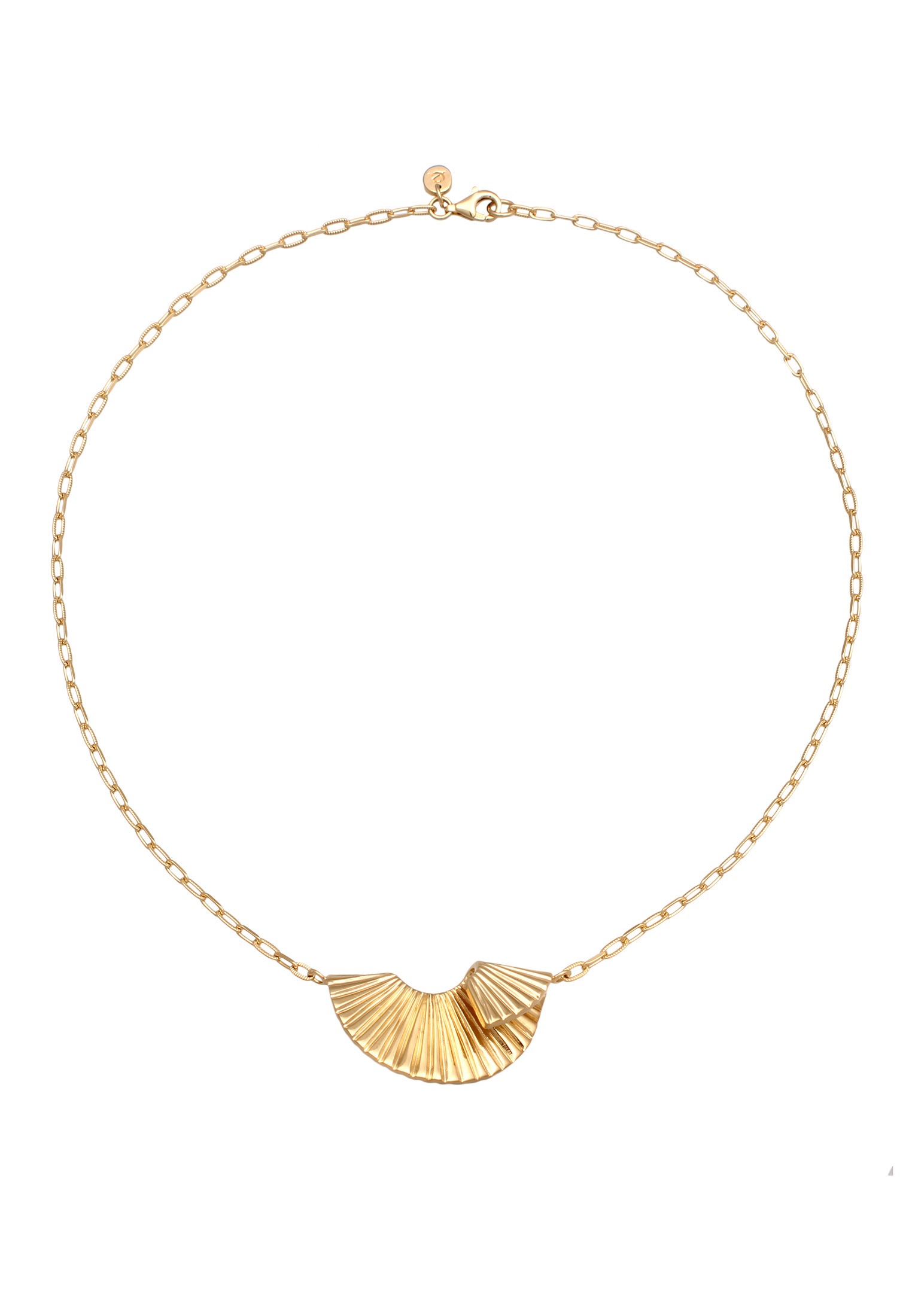 Elli Premium Kette mit Anhänger »Halskette Anhänger Organische Form Trend 925 Sterling Silber«