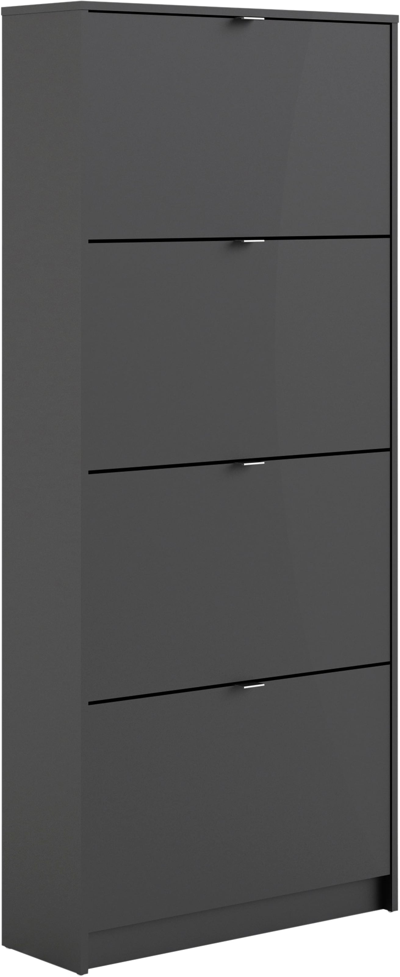 INOSIGN Schuhschrank »Shoes Schuhaufbewahrung, Schuhkommode, Schuhregal,«, mit vier Klappen, 2 Böden, Höhe 162 cm, ca. 24 Paar Schuhe