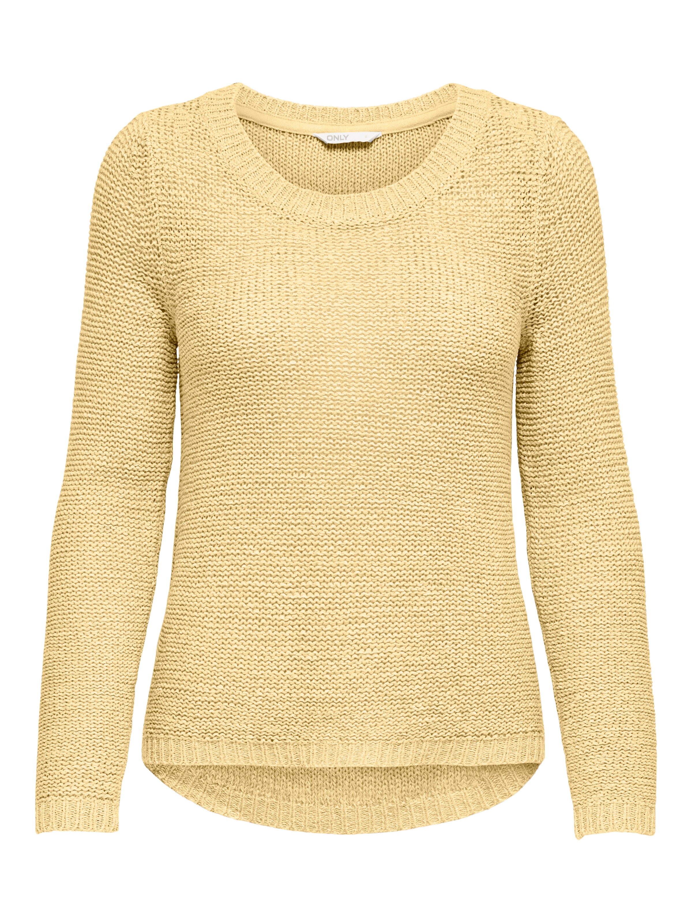 ONLY Strickpullover »ONLGEENA XO L/S PULLOVER KNT NOOS« Materialmix, regular fit
