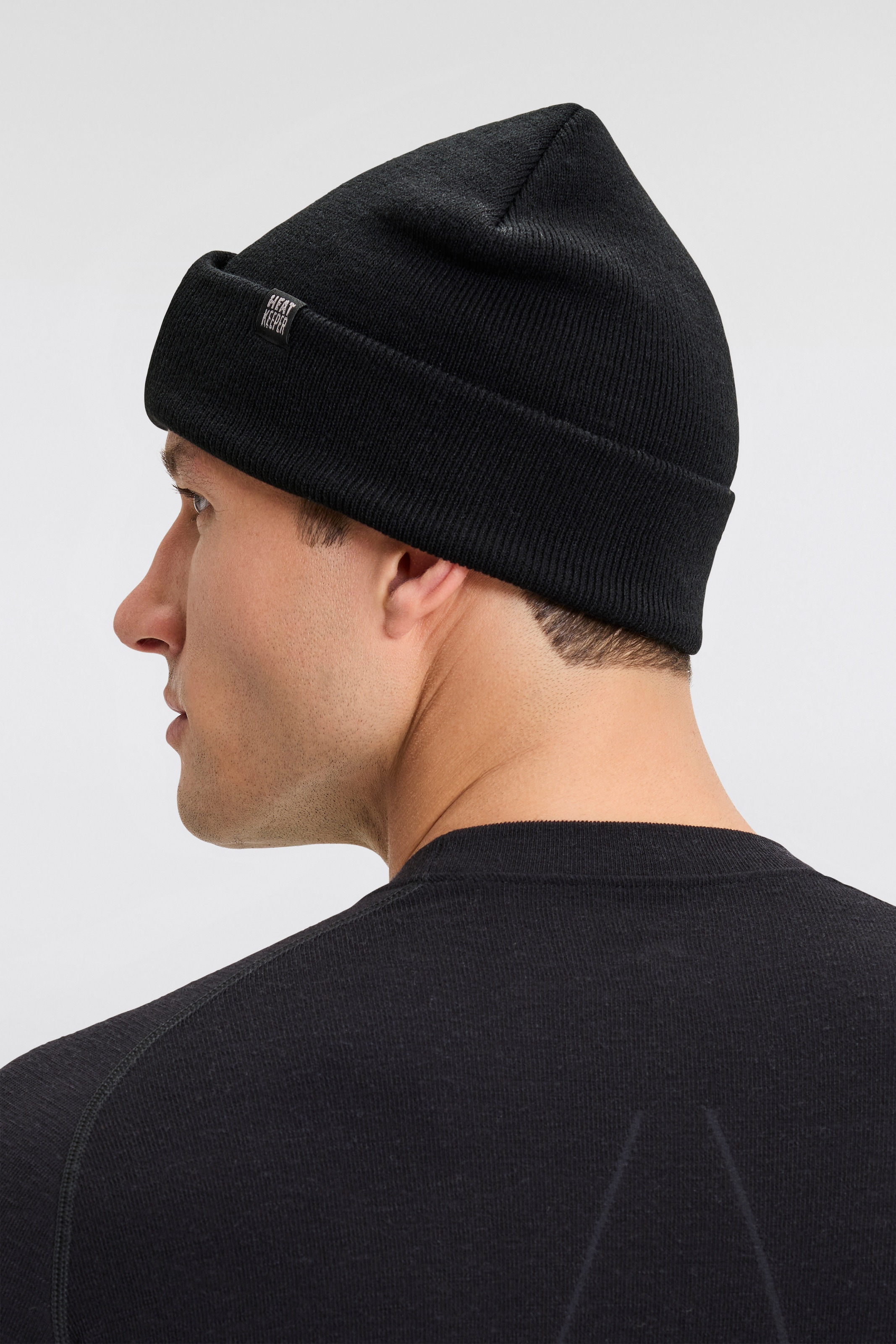 Heatkeeper Strickmütze »MEN THERMAL BEANIE+LED LIGHT RECHARGE«, wiederaufladbarer, abnehmbaren LED-Leuchte für die dunkle Jahreszeit