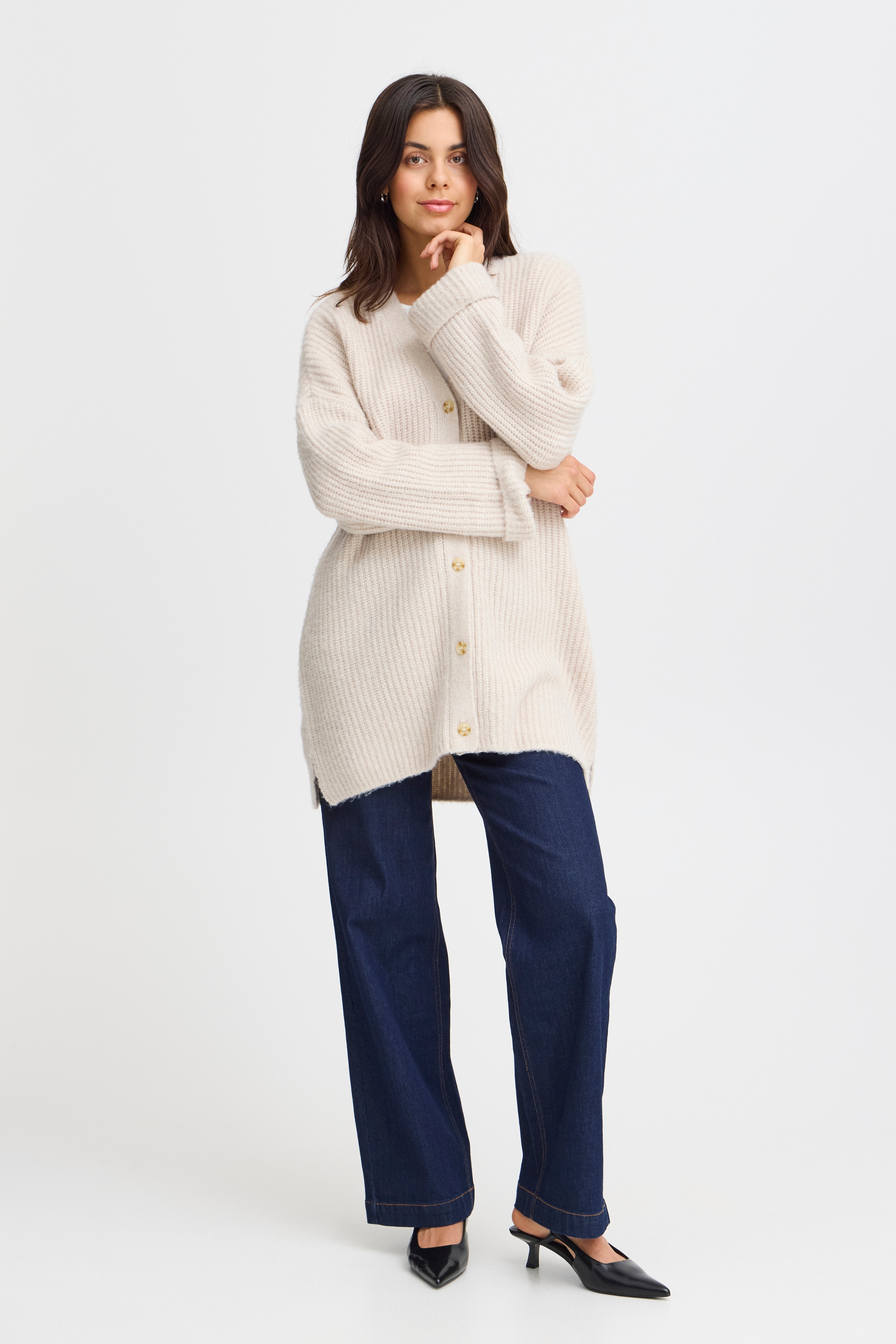 fransa Strickjacke »Strickjacke FRBEVERLY«