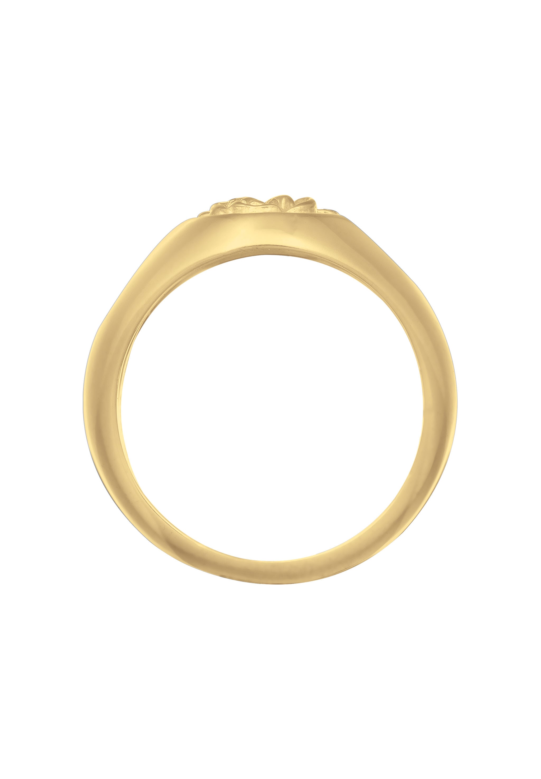 Kuzzoi Siegelring »Ring Siegelring Rose Flower 925 Sterling Silber«