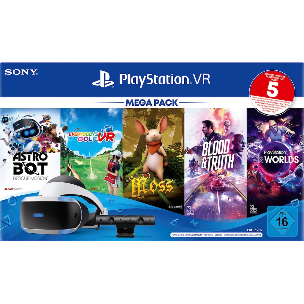 PlayStation 4 Virtual-Reality-Brille »VR Mega Pack 3«