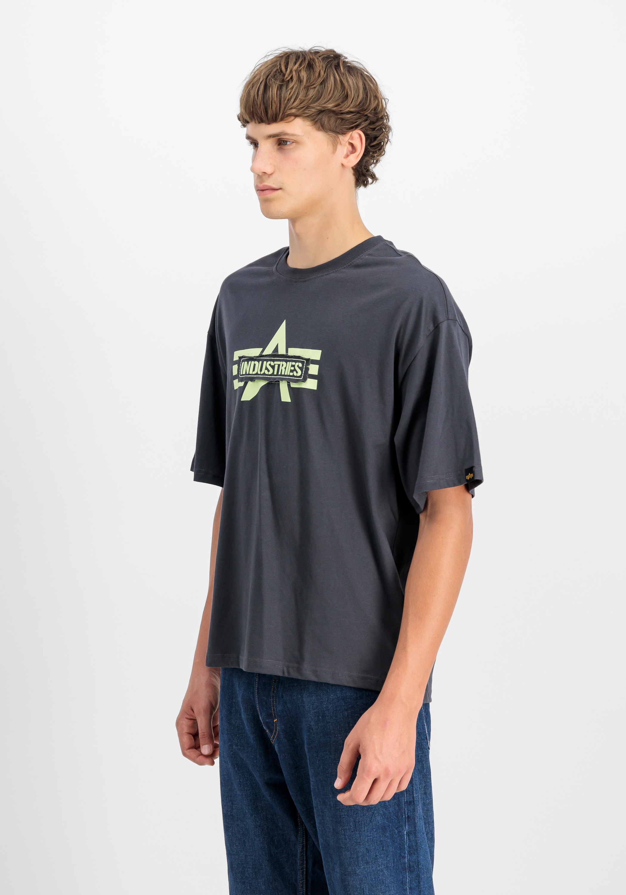 Alpha Industries T-Shirt »Alpha Industries Men - T-Shirts Logo Edge T-Shirt«