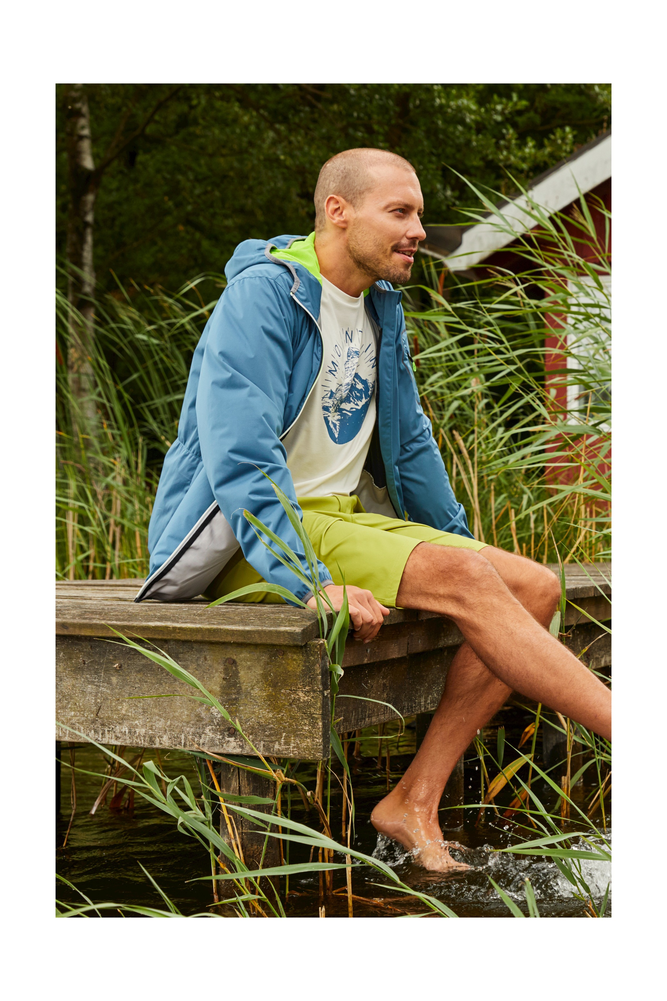 Killtec Softshelljacke »Trin MN SOFTSHELL JCKT«, Leichte, wasserabweisende Softshelljacke mit abnehmbarer Kapuze