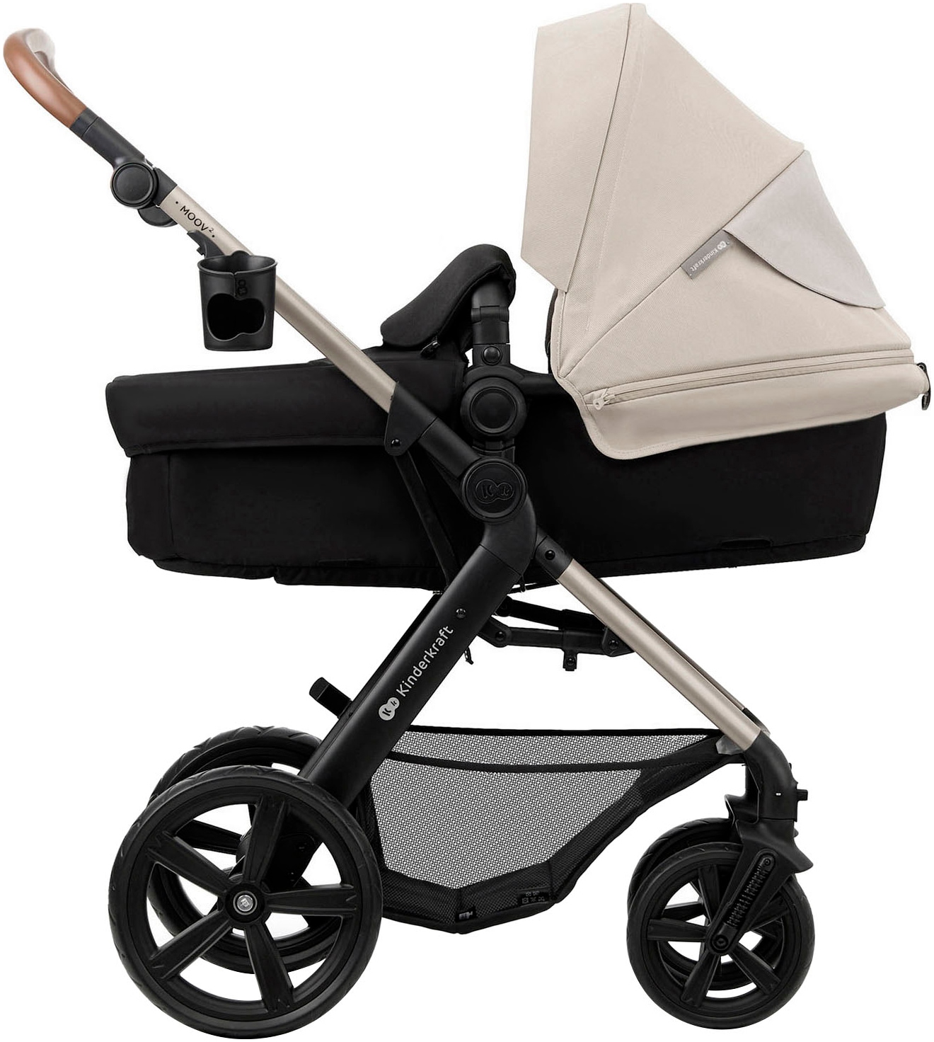 Kinderkraft Kombi-Kinderwagen »MOOV 2 3IN1«, 27 kg, mit EVA-Rädern