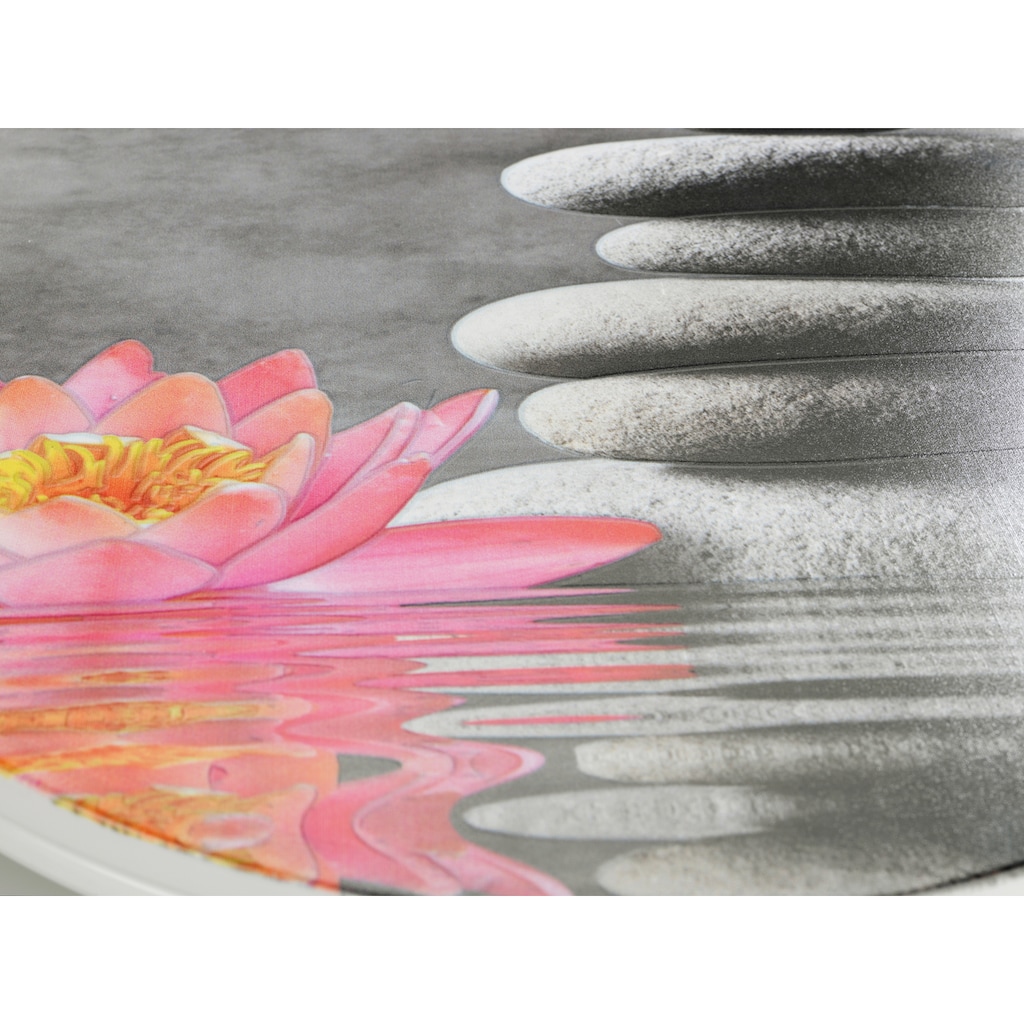 WENKO WC-Sitz »Water Lily mit Relief«, (1 St.)