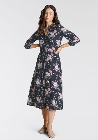 Laura Scott Hemdblusenkleid, mit floralem Print - NEUE KOLLEKTION kaufen