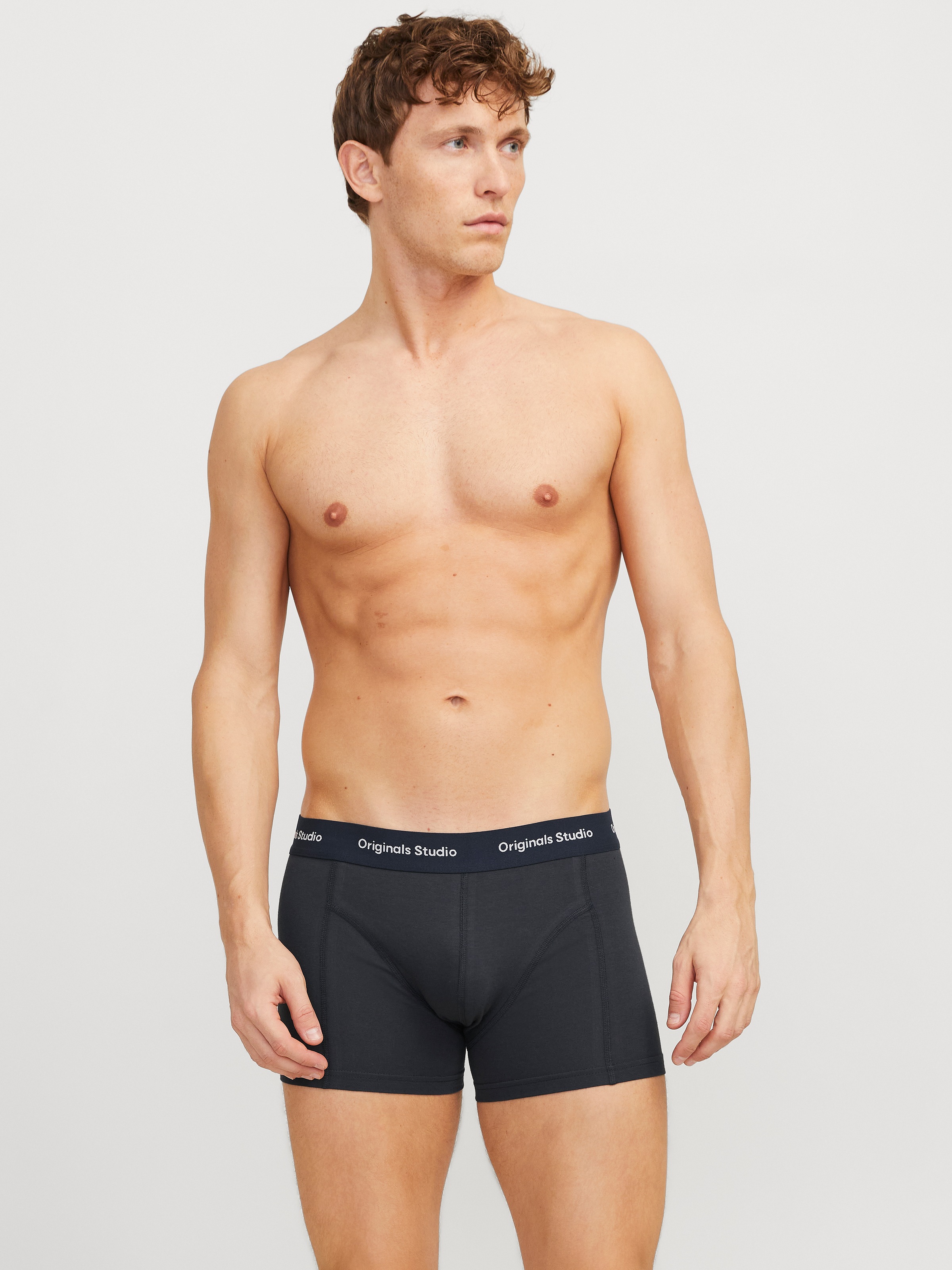 Jack & Jones Trunk »JACVESTERBRO SOLID TRUNKS 3 PACK NOOS«, (Packung, 3 St.)
