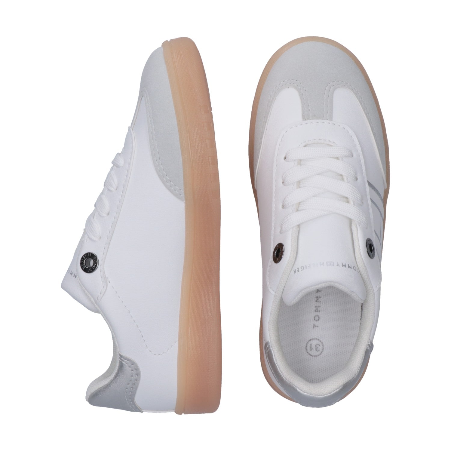 Tommy Hilfiger Sneaker  Retro Sneaker, Freizeitschuh, Schnürschuh mit Nieten