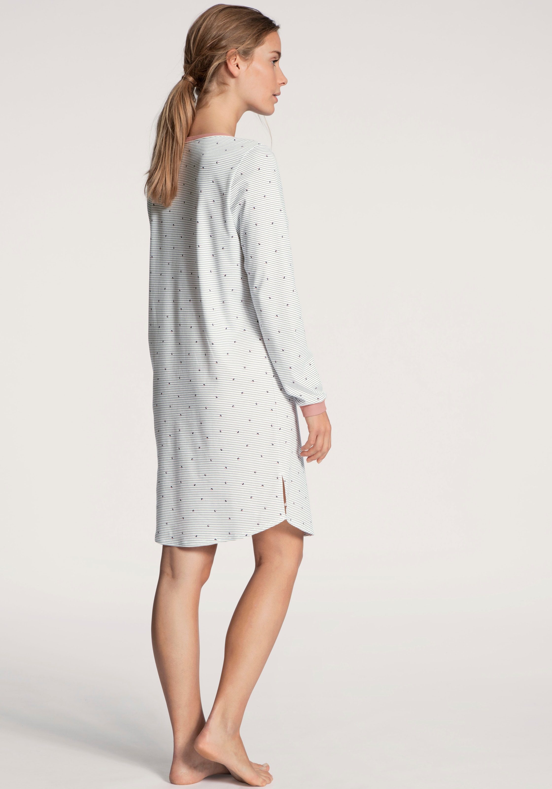 CALIDA Nachthemd »Sweet Dreams«, Modern Fit, feine Streifen