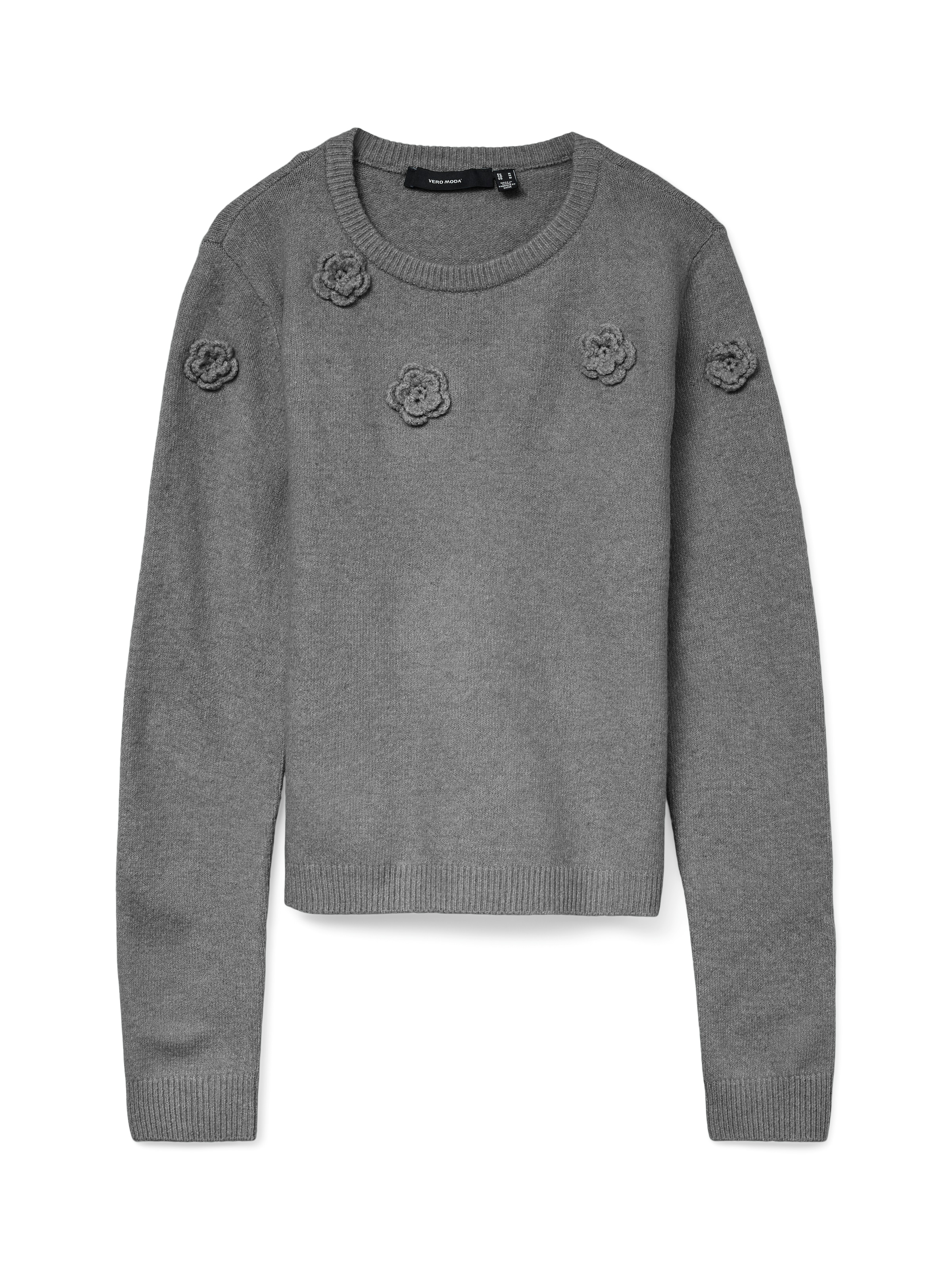 Vero Moda Rundhalspullover »VMROSE LS O-NECK PULLOVER BOO«