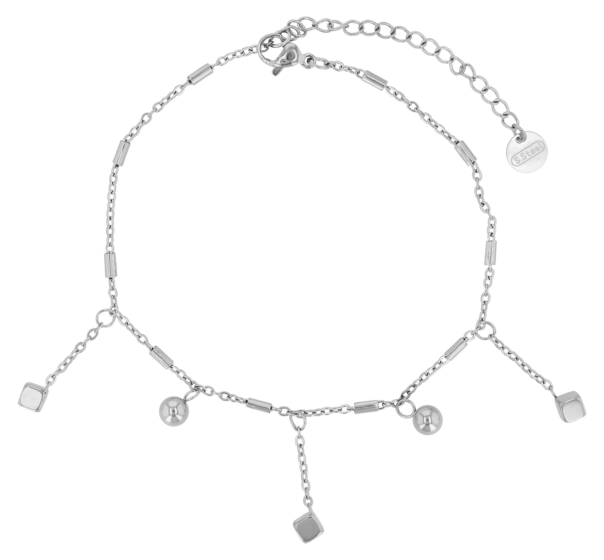 Adelia´s Fußkette »Damen Fußkettchen ¿ aus Edelstahl«