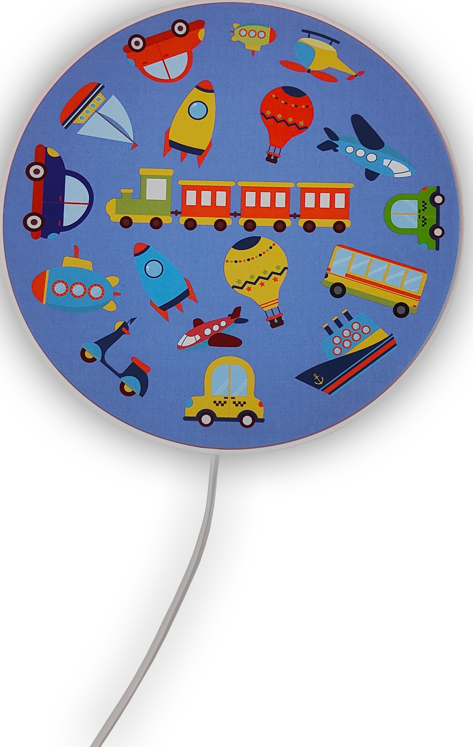 niermann Wandleuchte »Fahrzeuge, Kinderlame, Kinderzimmer« E14 1 Stk. Die Wandleuchte ist mit einem Eurostecker ausgestattet