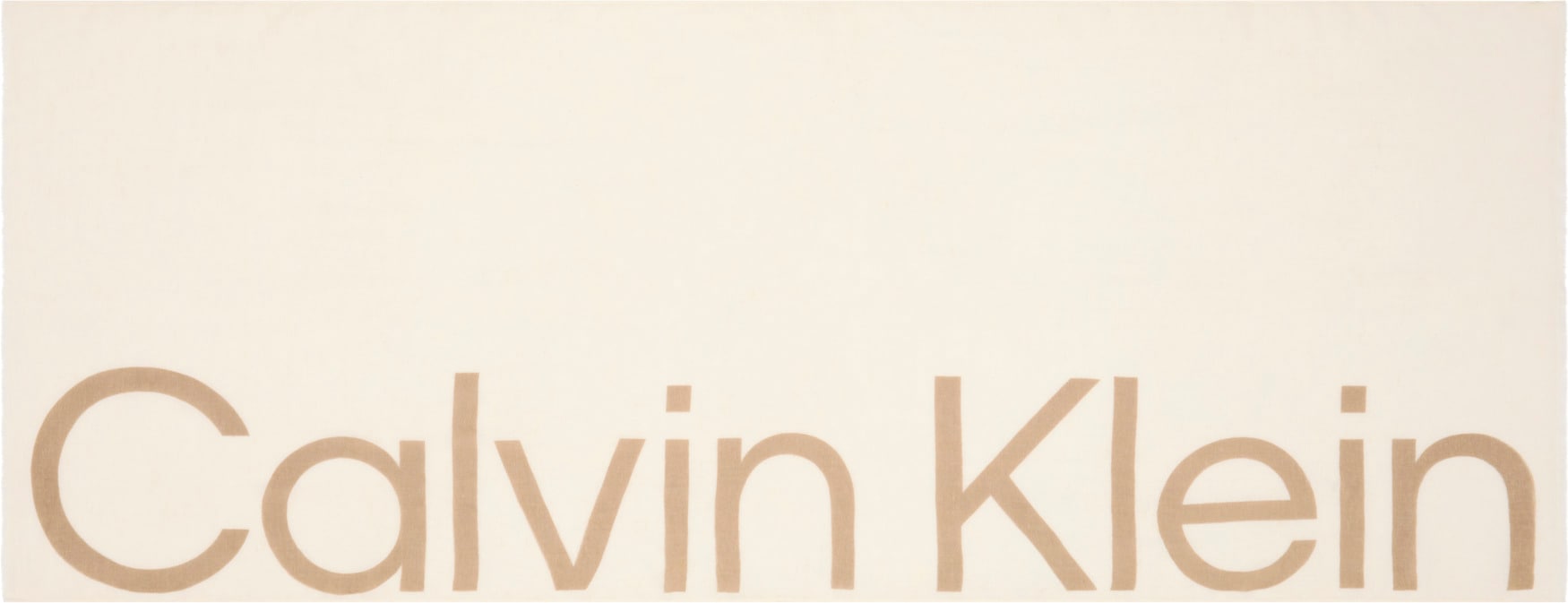Calvin Klein Schal »BOLD LOGO COTTON HEMP SCARF«, mit Logo-Print
