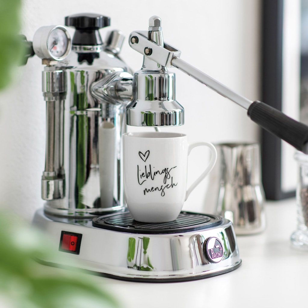 Villeroy & Boch Becher »Becher mit Henkel 'Lieblingsmensch' Statement 290 ml 6er Set weiß«