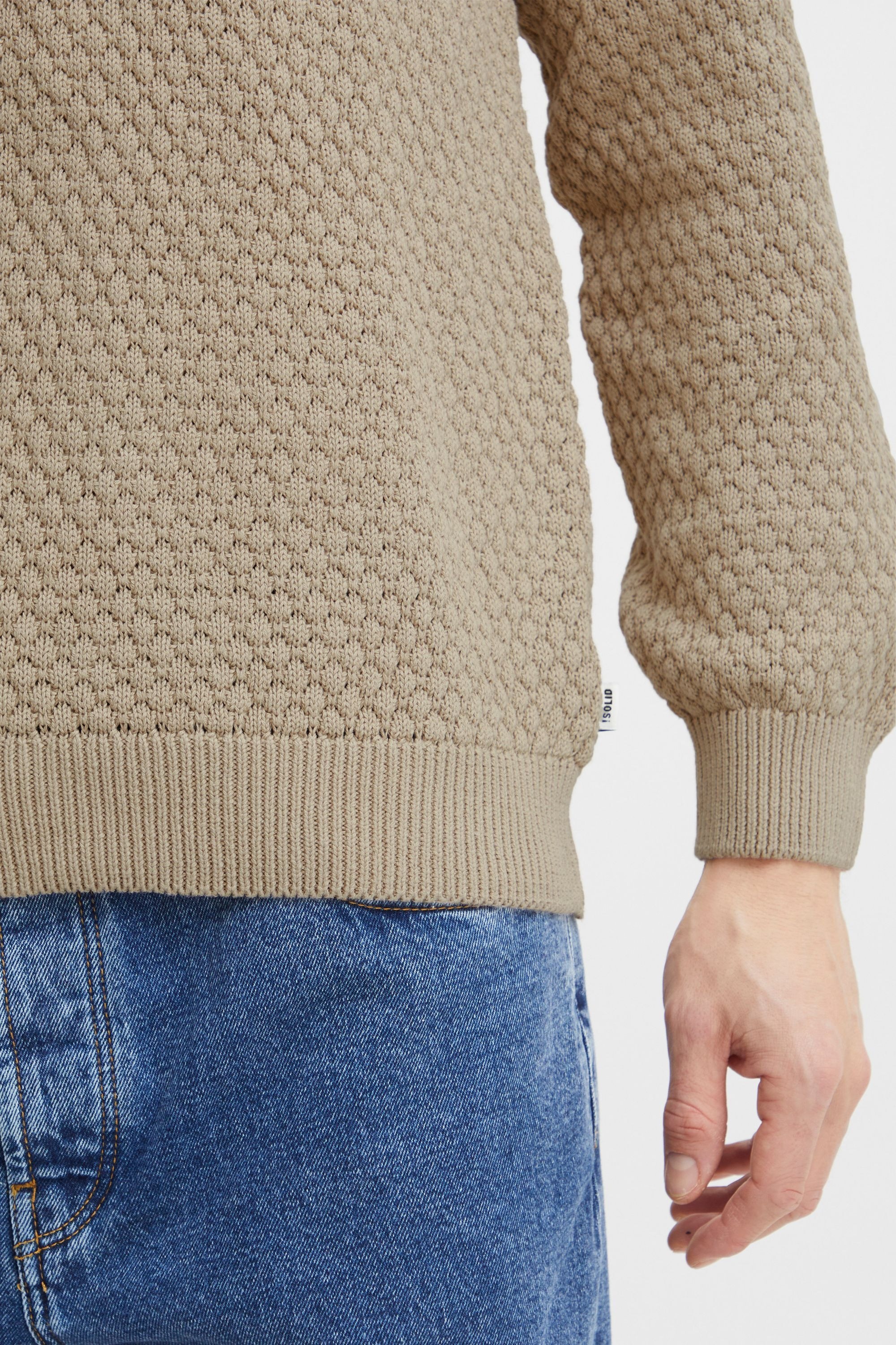 !Solid Strickfleece-Pullover »Strickpullover SDClive«