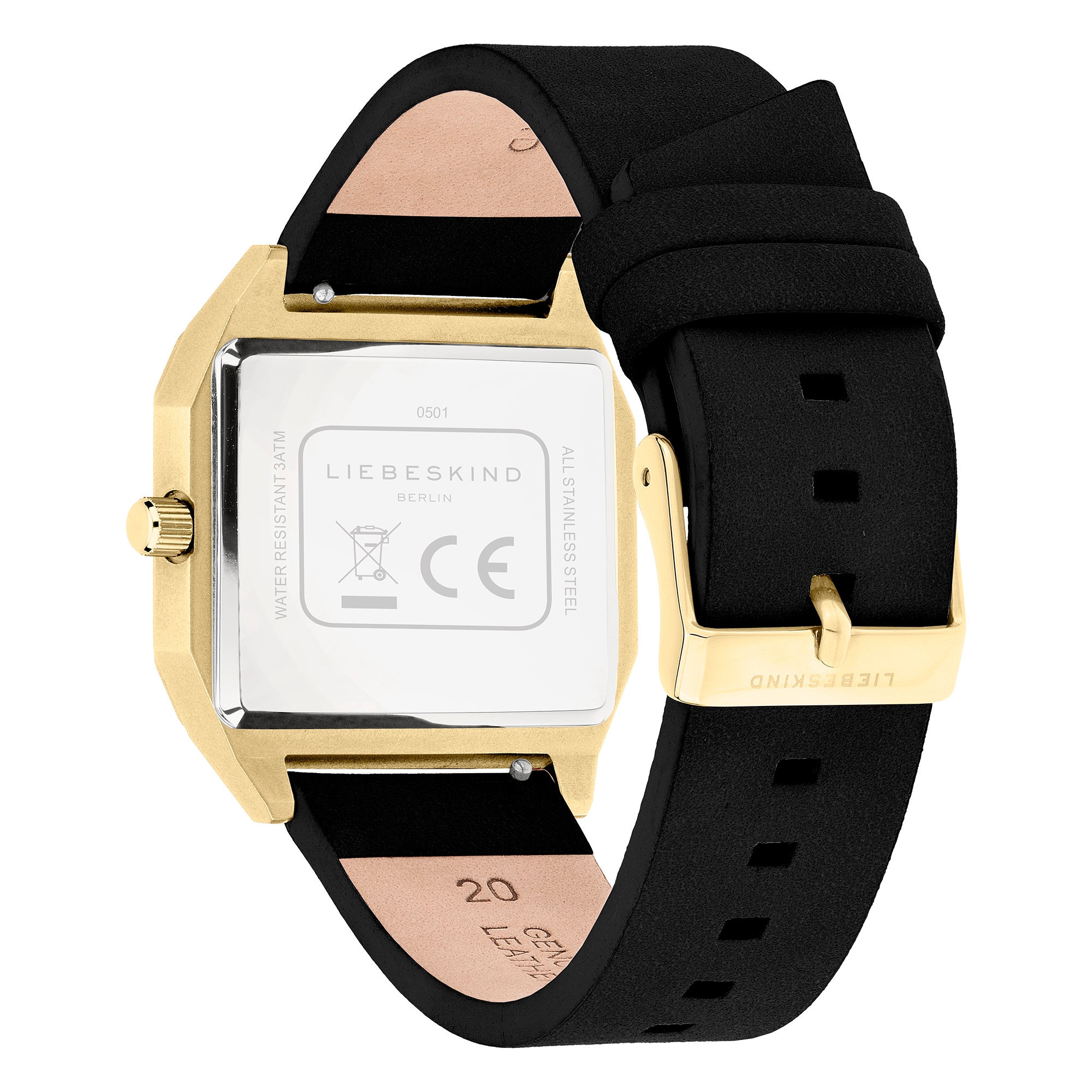 Liebeskind Berlin Quarzuhr »Vinyl Vision« Armbanduhr, Damenuhr, Lederarmband, analog