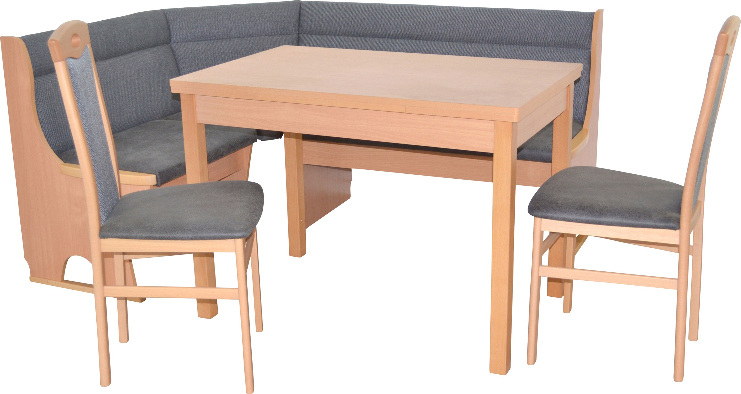 HOFMANN LIVING AND MORE Essgruppe »4tlg. Eckbankgruppe«, (Spar-Set, 4 tlg., 4tlg. Eckbankgruppe), Stühle montiert