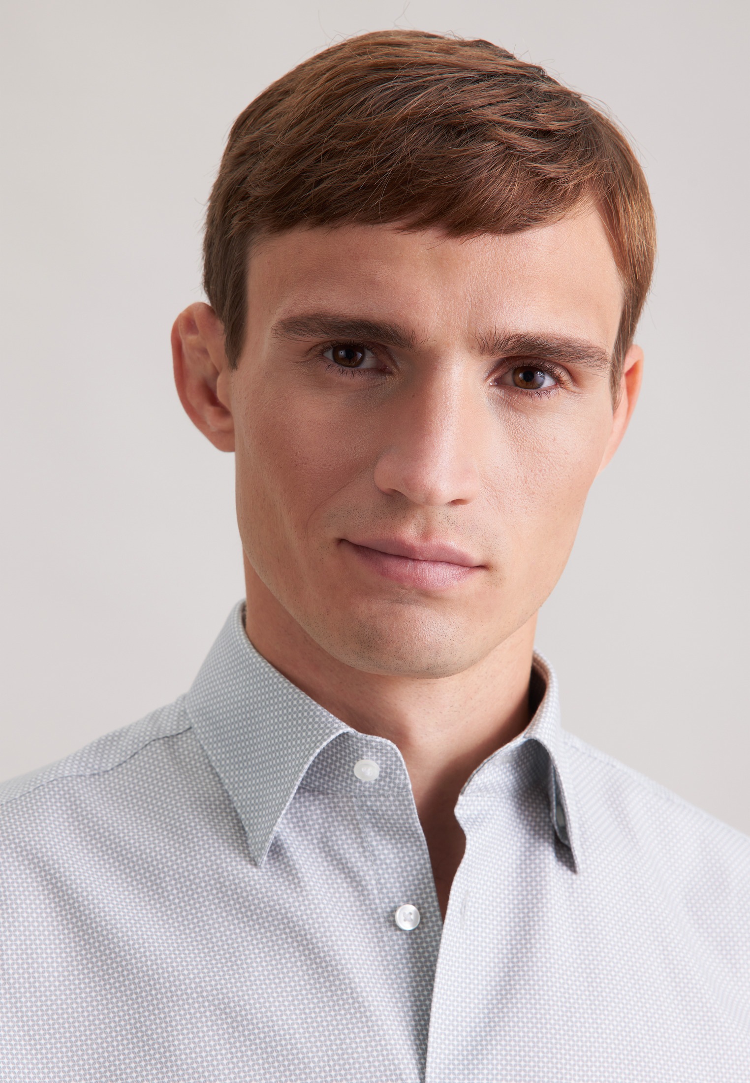 seidensticker Businesshemd »Schwarze Rose« Regular 1/1 Covered-Button-Down-Kragen Druck