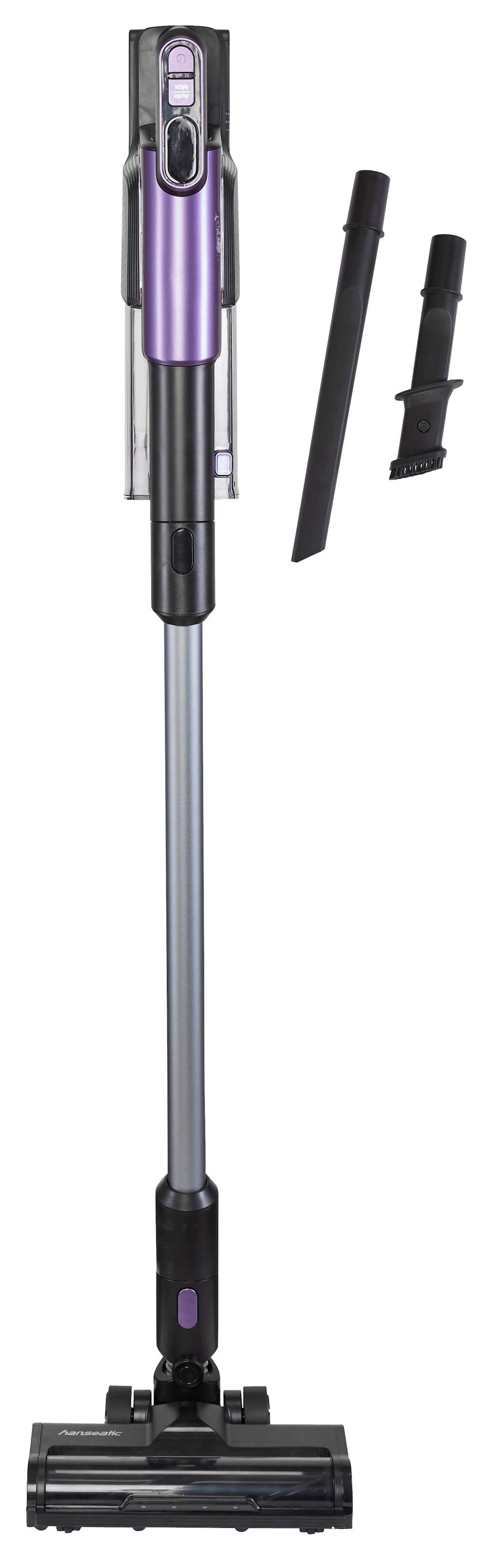 Hanseatic Akku-Bodenstaubsauger »HVS330700VBCJ inkl. Turbobürste, Wandhalterung, 700 ml Staubkapazität« Beutelloser Zyklonstaubsauger mit HEPA-Filter