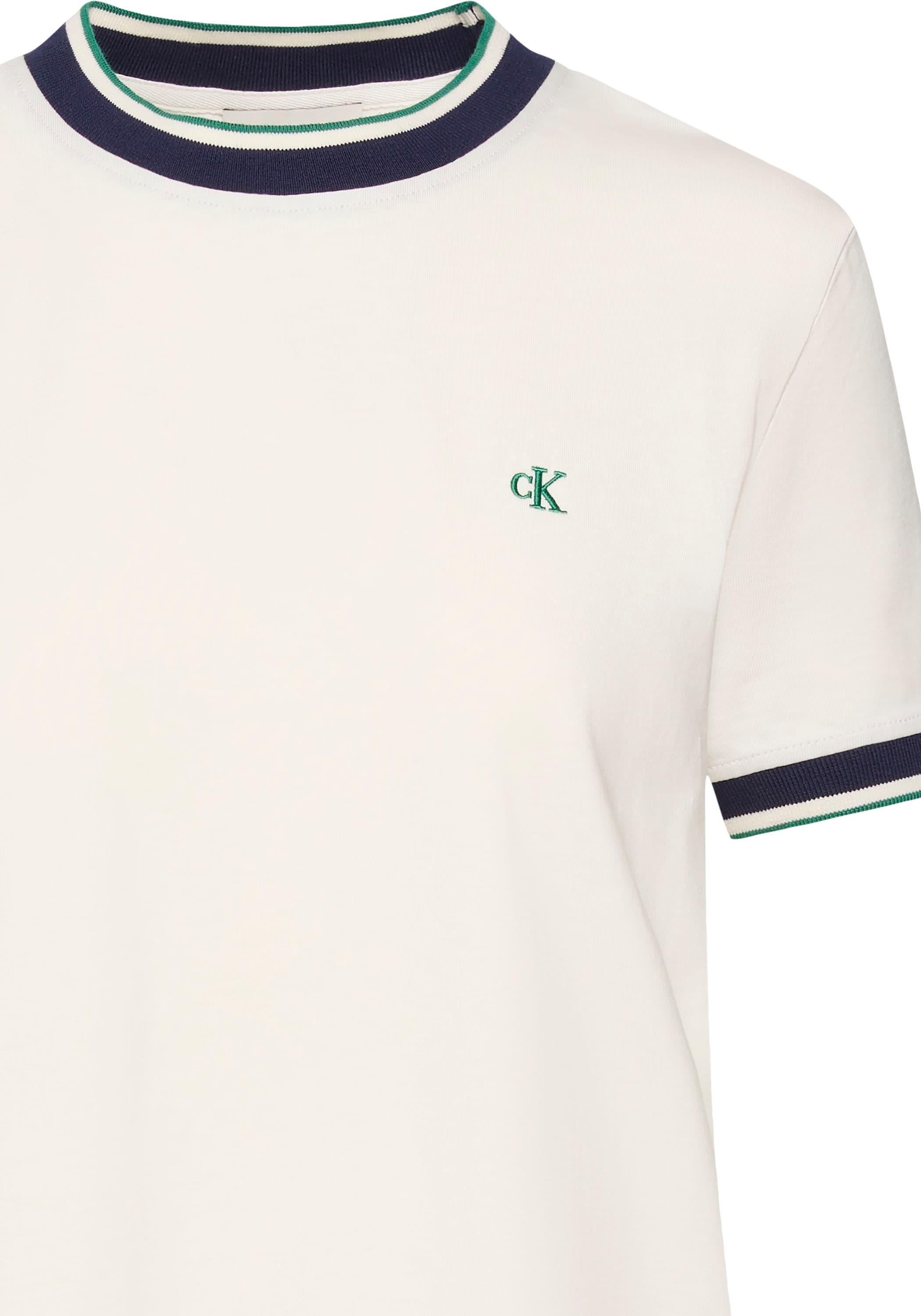 Calvin Klein Jeans Minikleid Ohne Tasche Regular fit mit Rundhalsausschnitt