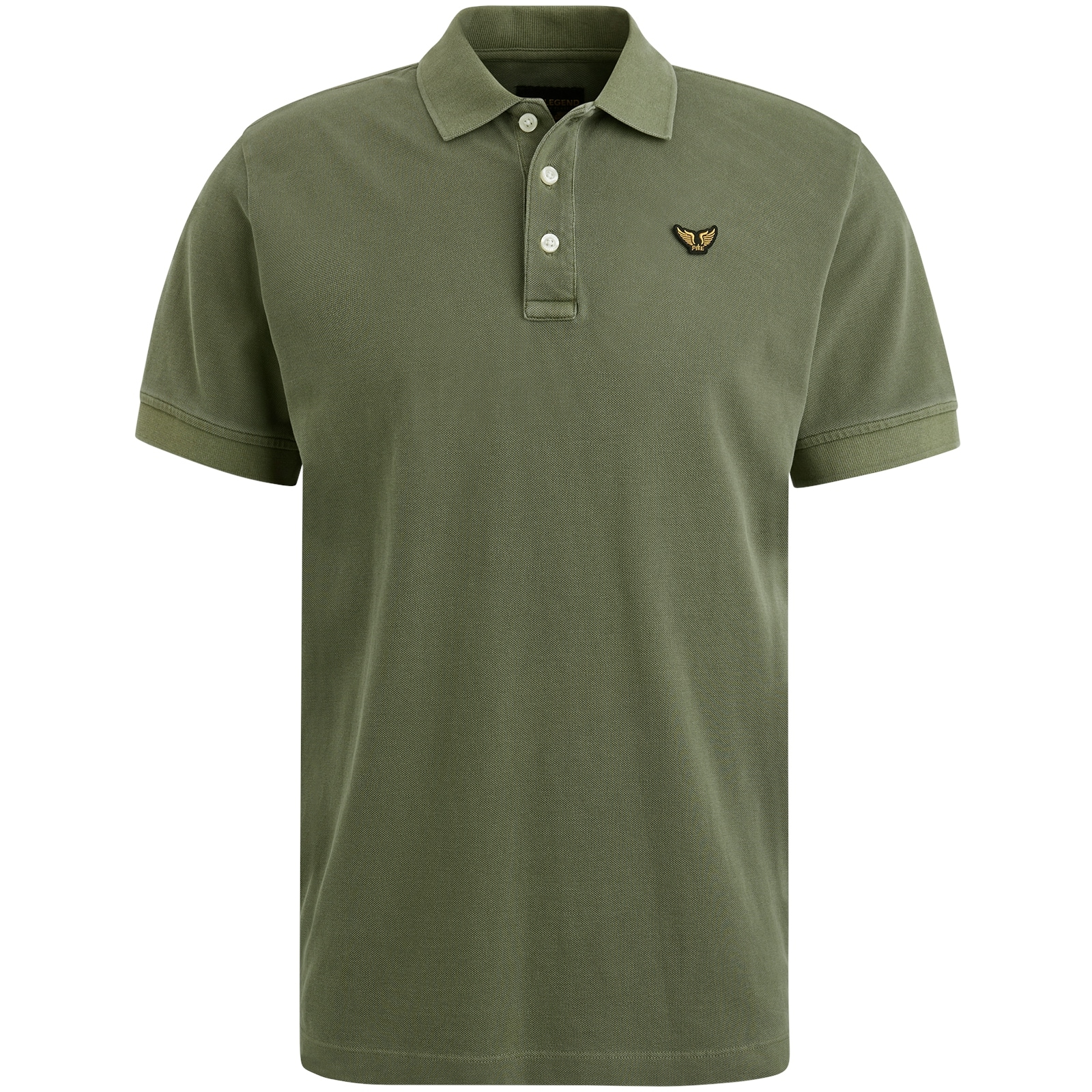 PME LEGEND Poloshirt »Short sleeve polo pique garment dye«, mit Logo Stickerei