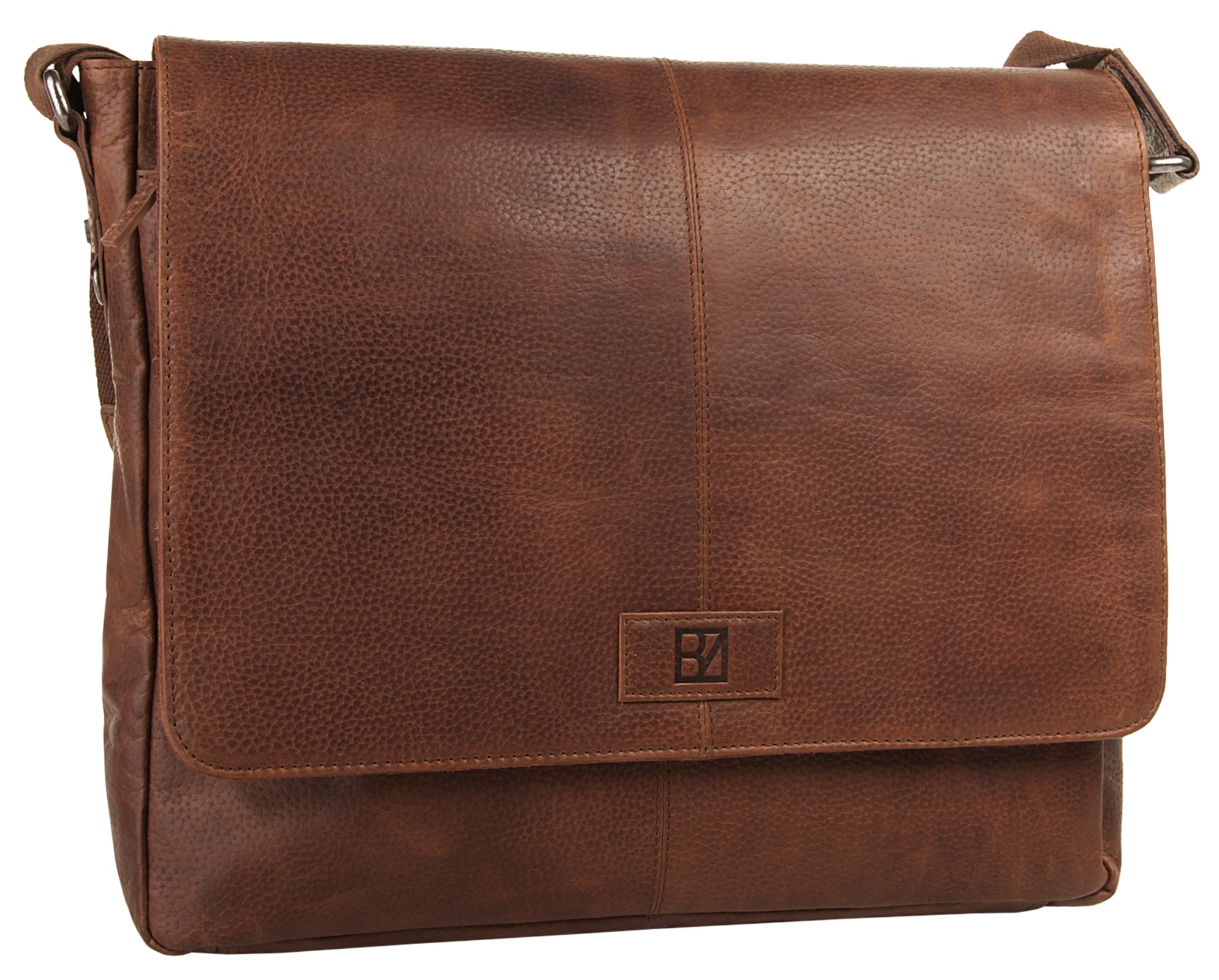 BODENSCHATZ Messenger Bag, echt Leder