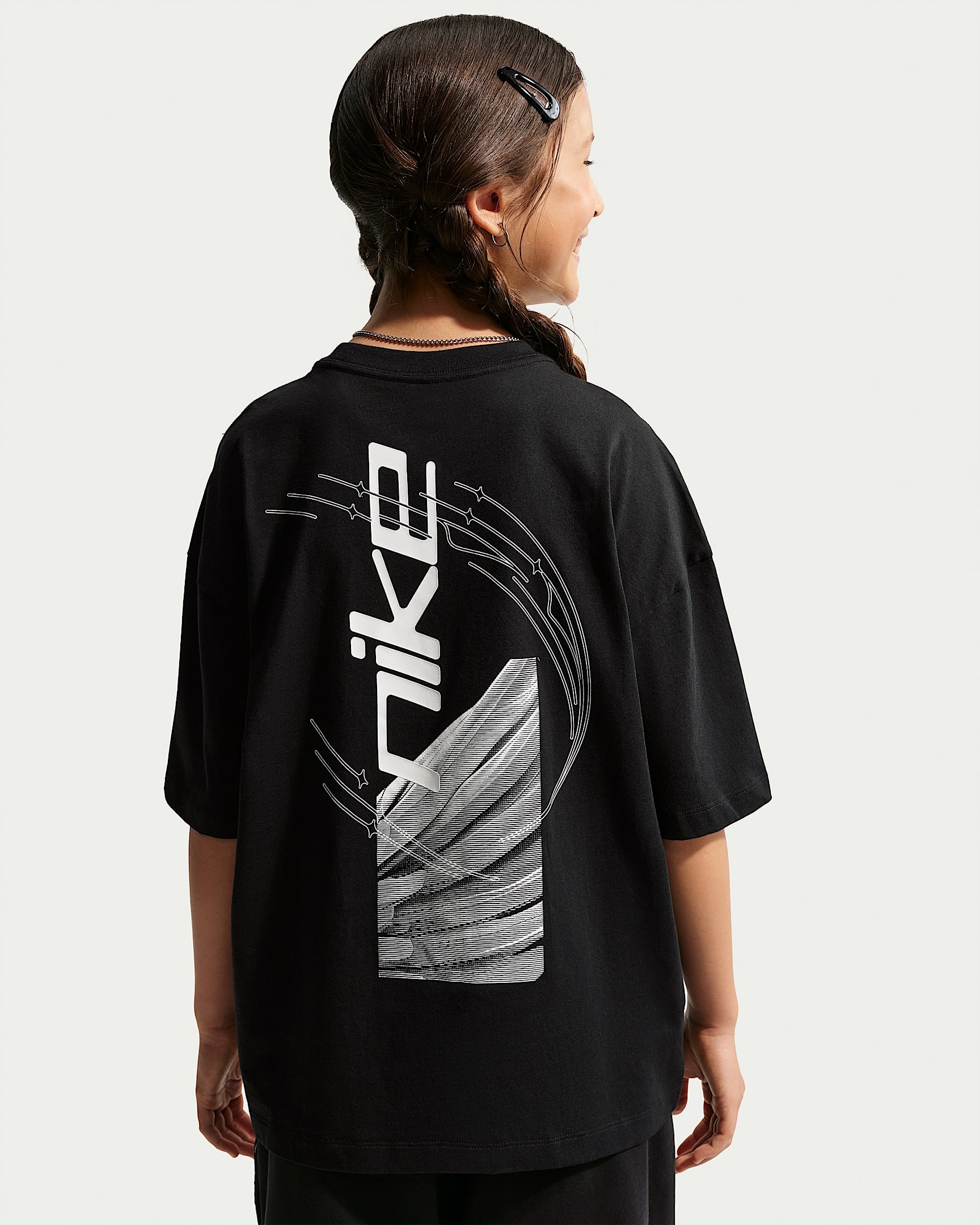 Nike Sportswear T-Shirt »G NSW TEE OS STREET VERT WINGS« für Mädchen und Jugendliche