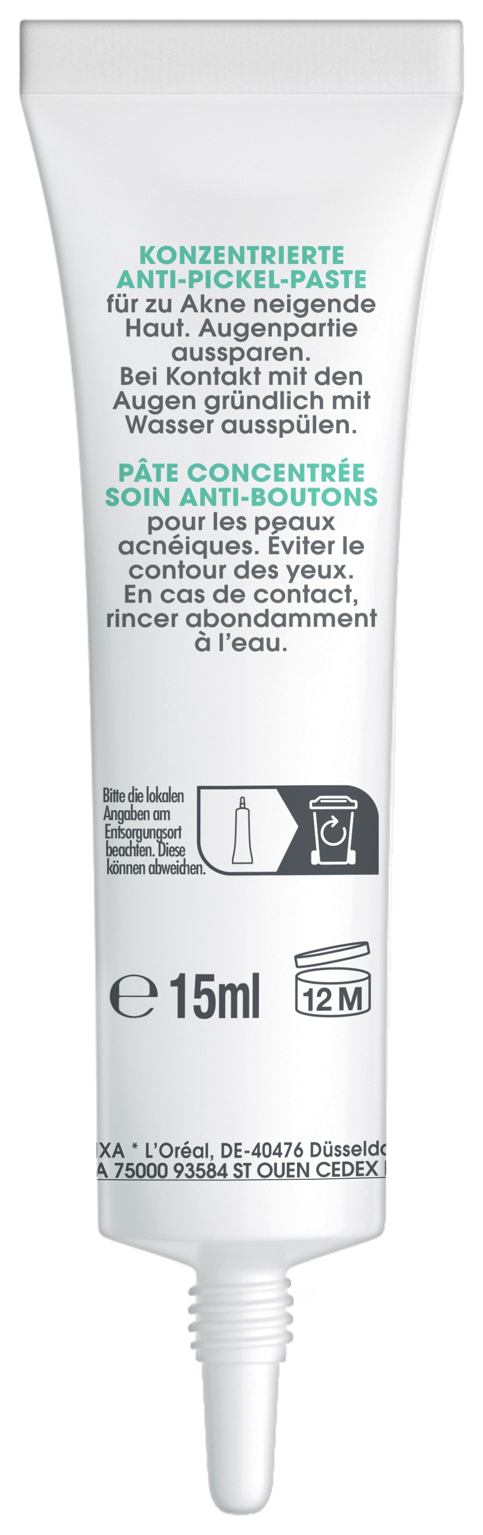 Mixa Gesichts-Reinigungscreme »MIXA KONZENTRIERTE ANTI-PICKEL PASTE« mit Niacinamid