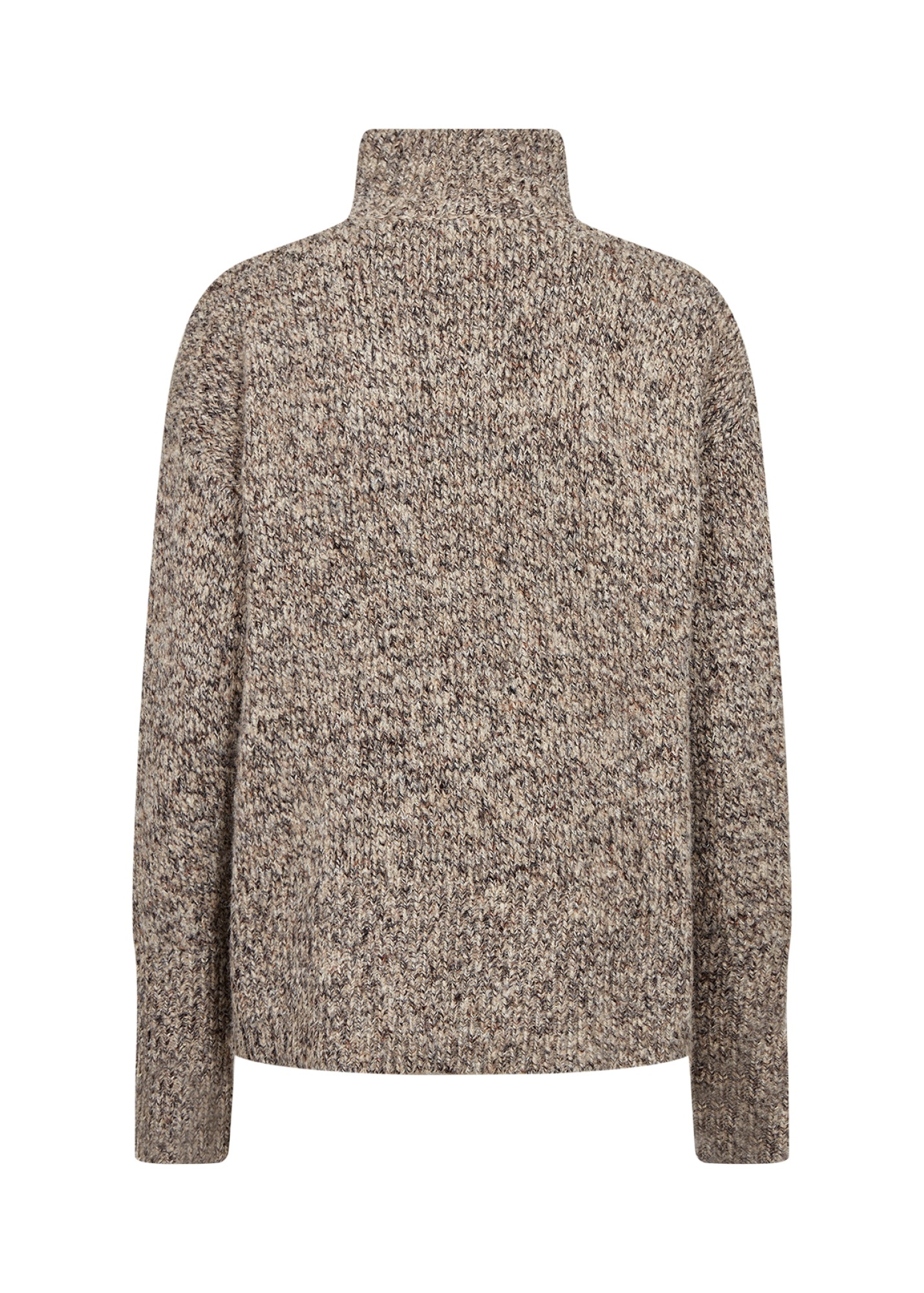 soyaconcept Strickpullover »SC-HALINA YD 2« Materialmix mit Wolle