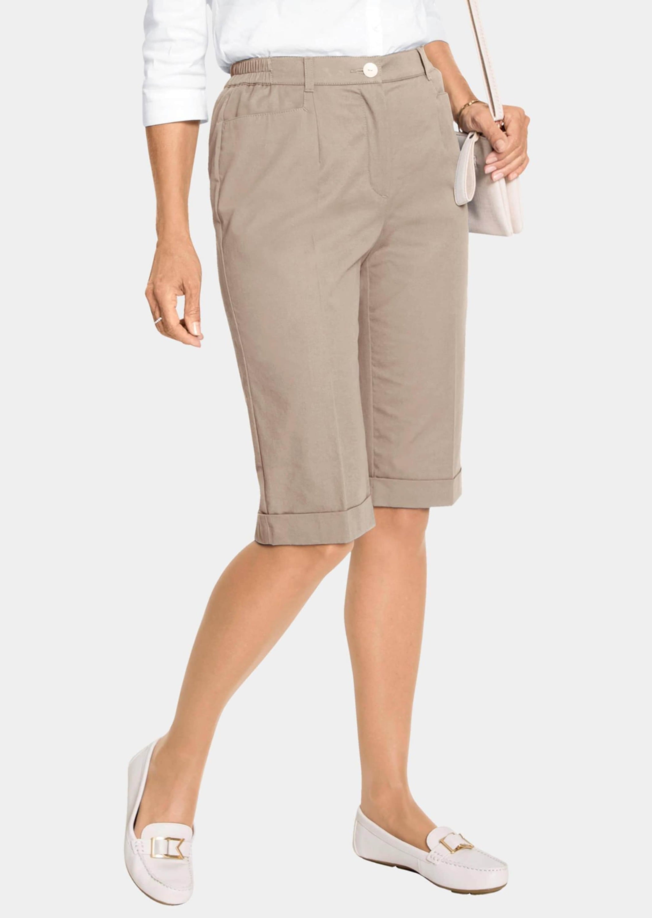 GOLDNER 7/8-Hose »Kurzgröße Bermuda-Baumwollhose Carla«