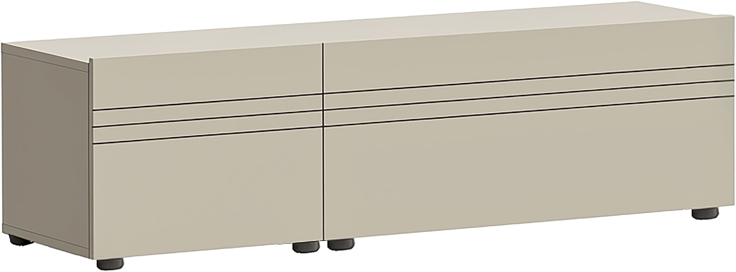 OTTO home Lowboard »SPIAGGIA, 2-teiliges Set, Breite 135cm, stehend & hängend montierbar« TV-Möbel, TV-Schrank, TV-Lowboard, Mediaboard