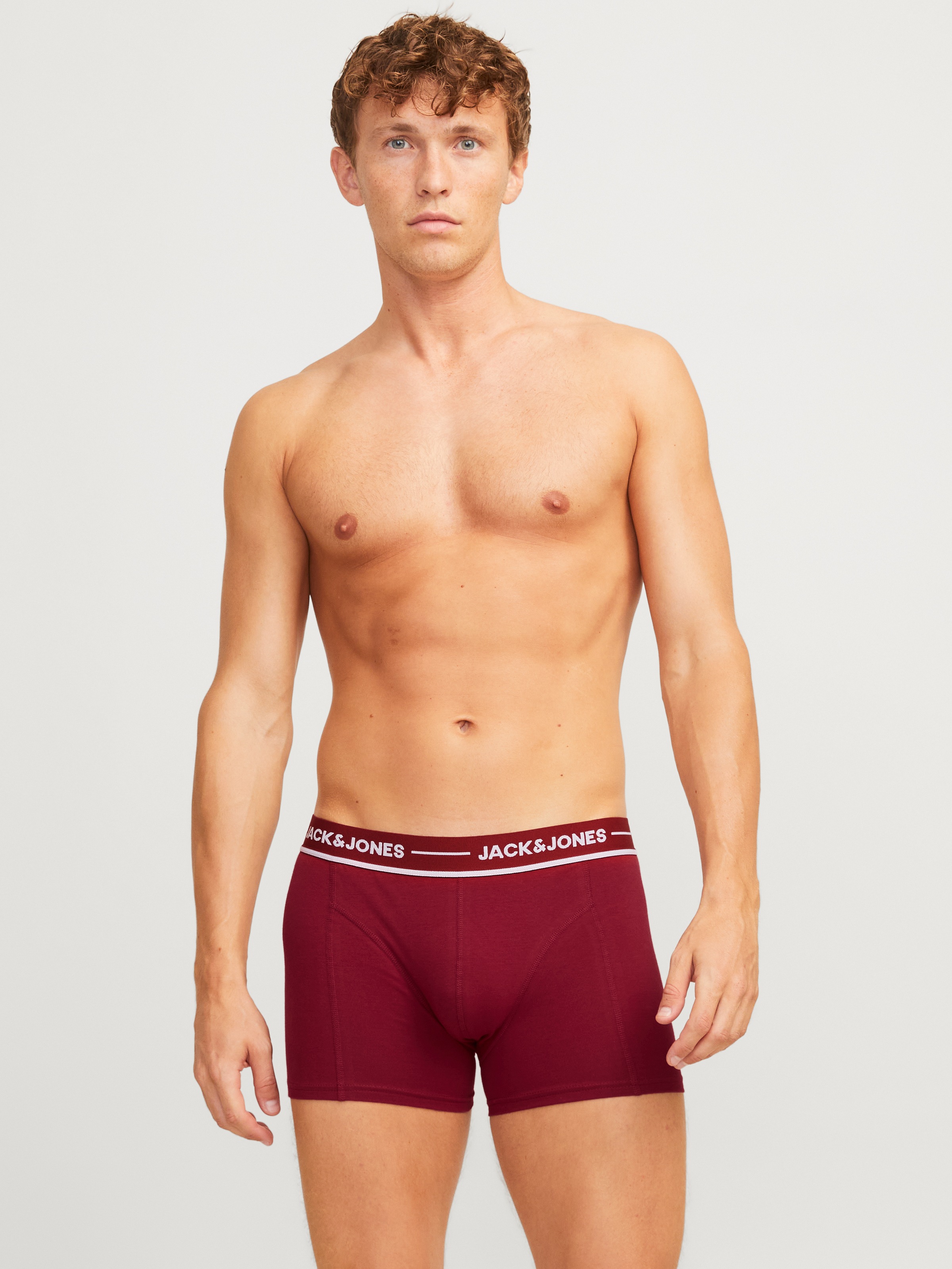 Jack & Jones Trunk »JACCLAUS SOLID TRUNKS 3 PACK SN«, (Packung, 3 St.)